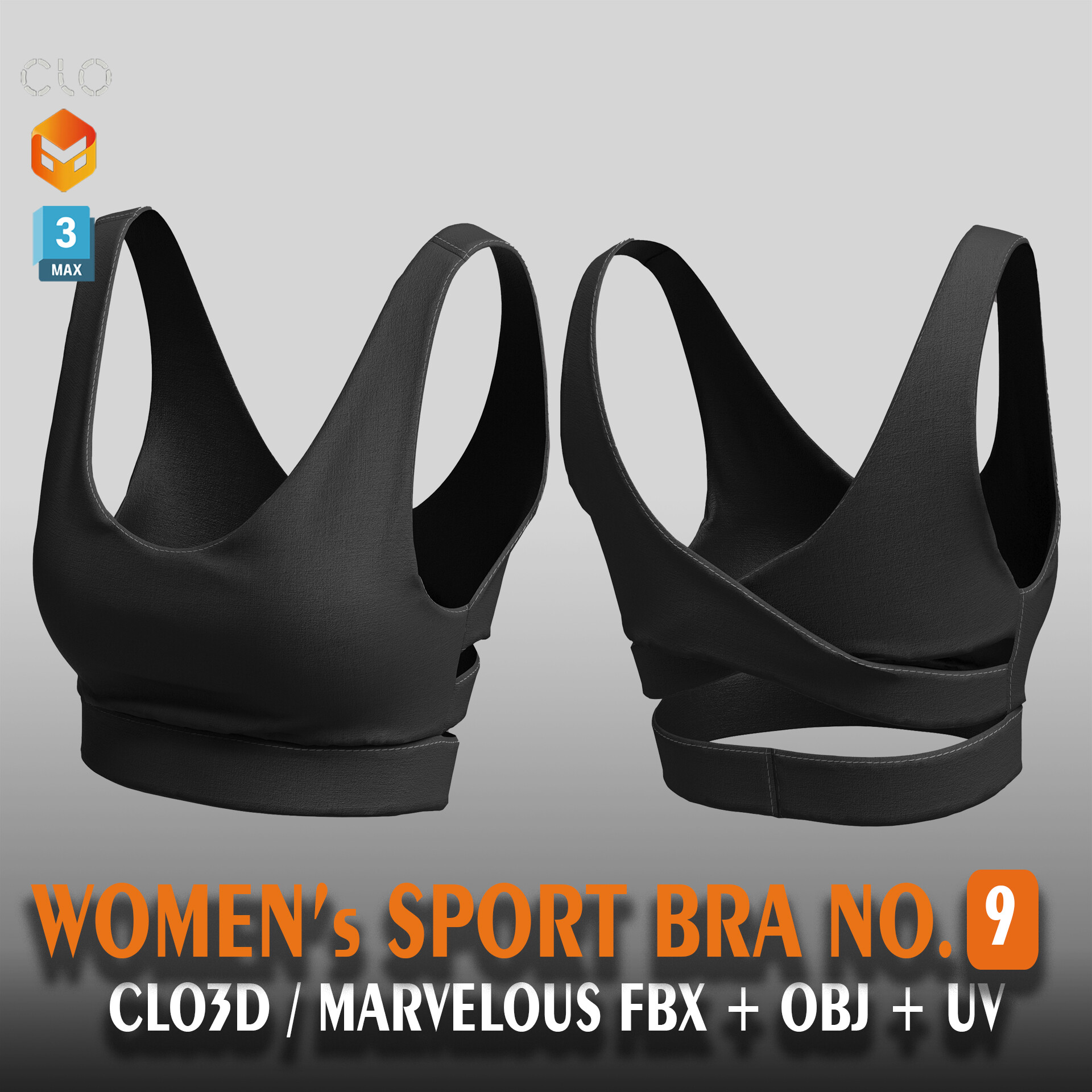 ArtStation - SPORT BRA NO.9