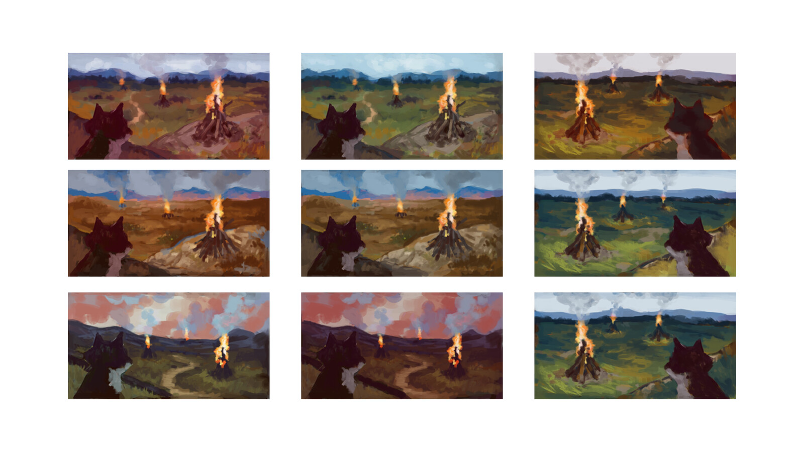 Color tests for the Fire Interaction