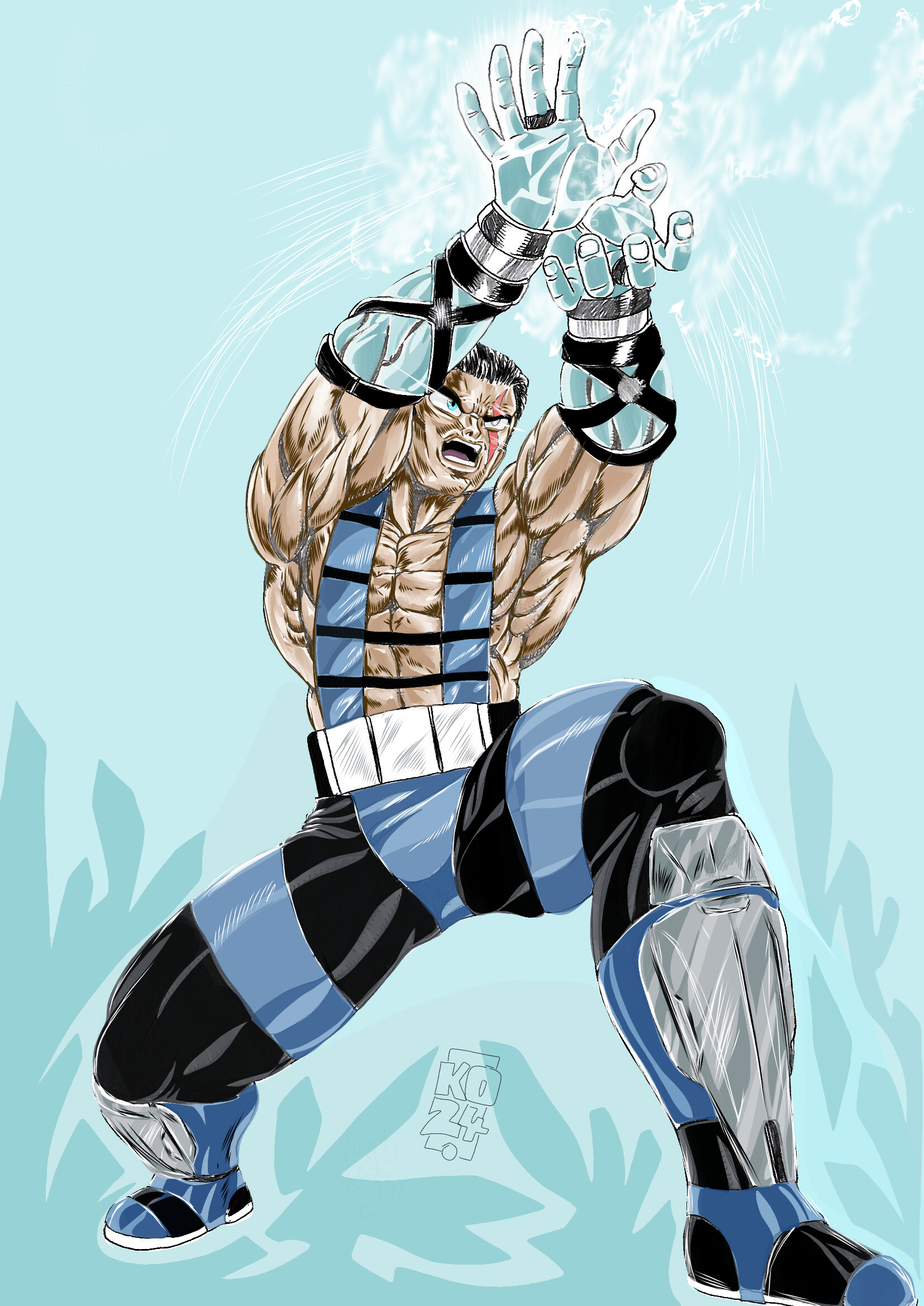 ArtStation - mortal kombat anime sub zero