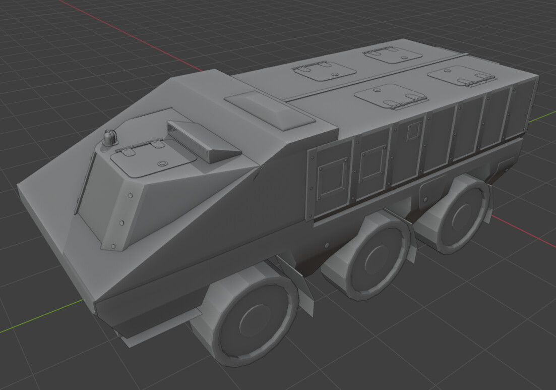 ArtStation Russian Kamaz IFV (WIP)