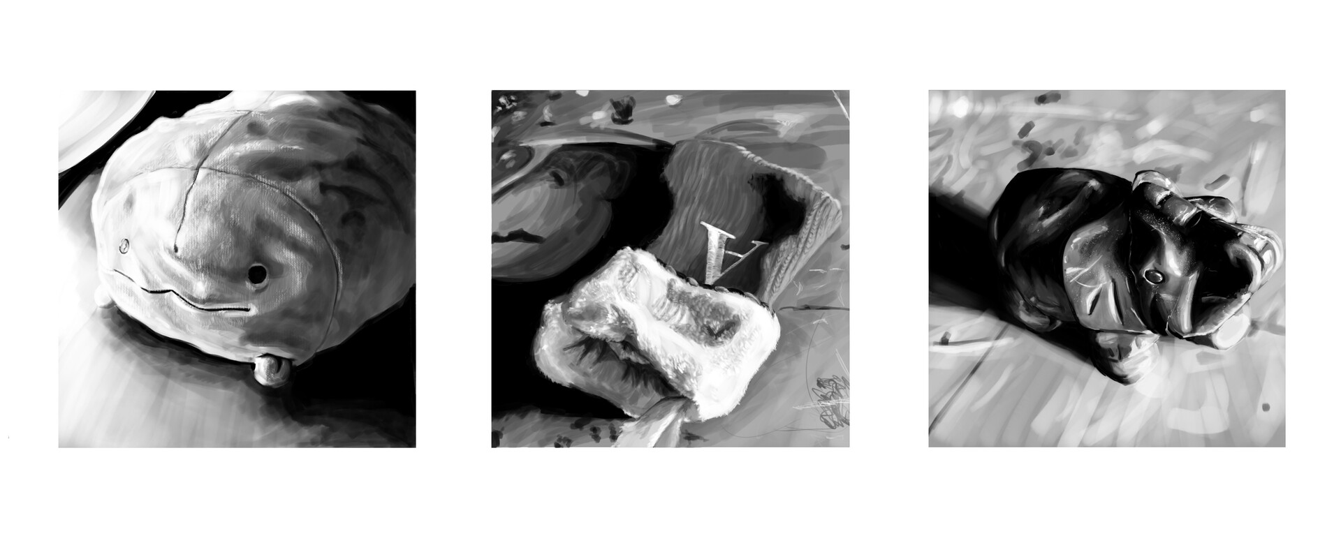 ArtStation - 3 Textured Objects