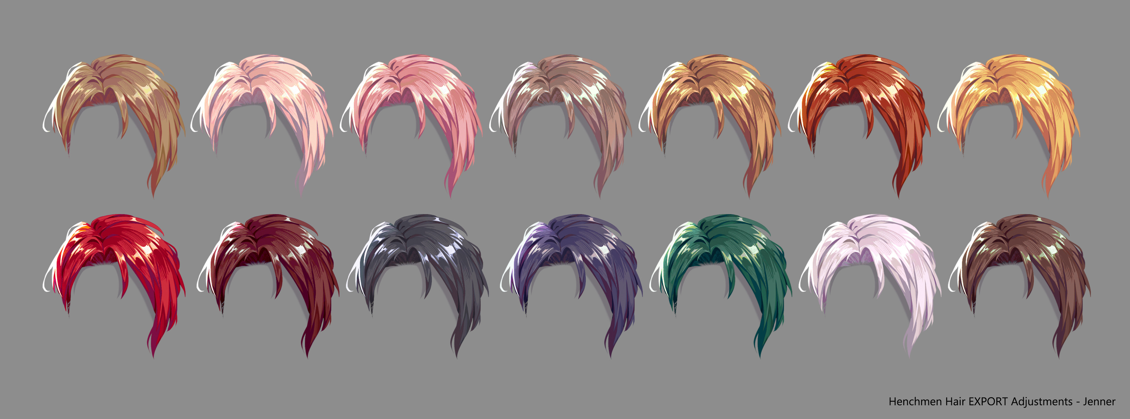 Example of Hair + re-colors