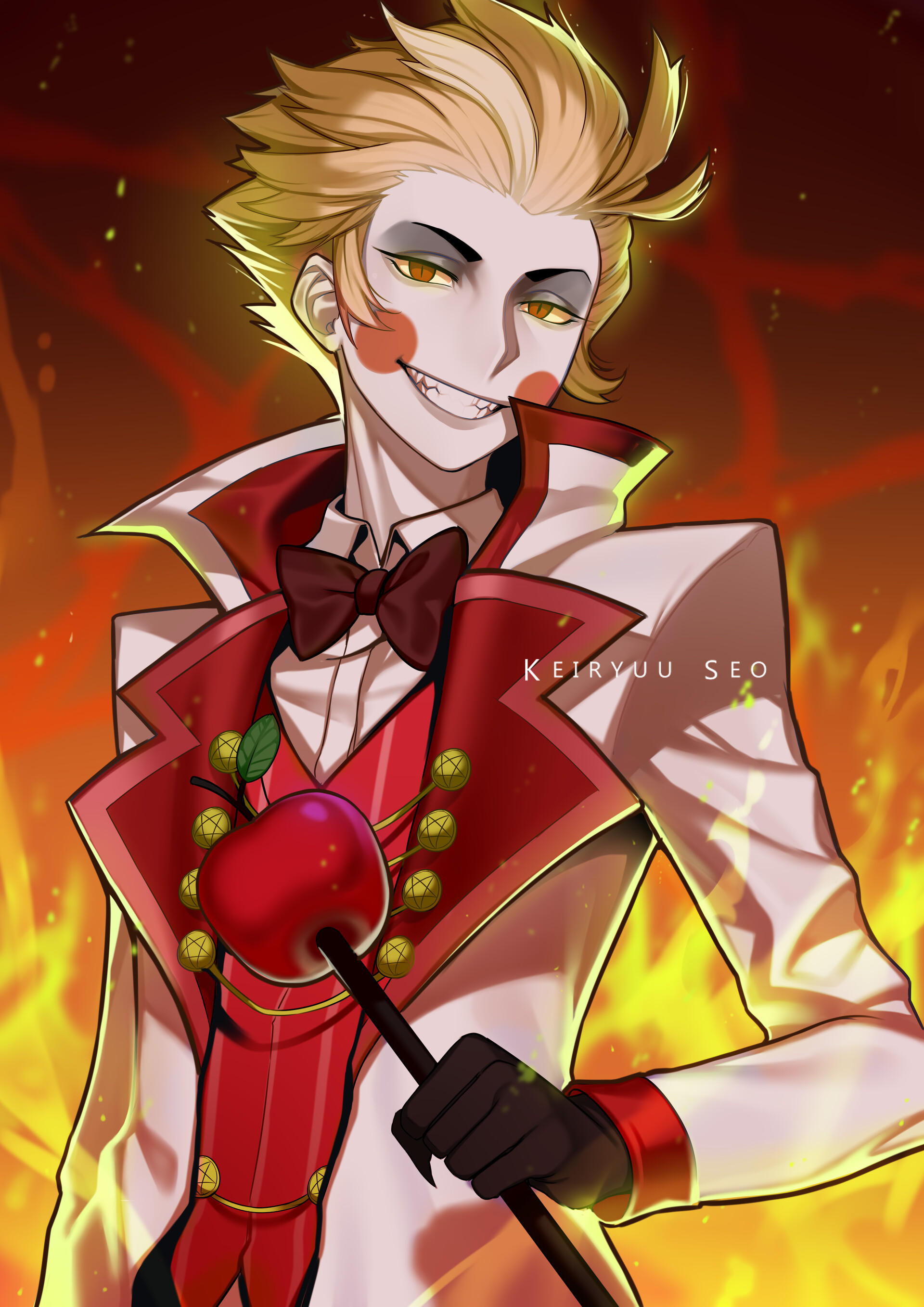 Artstation hazbin hotel lucifer morningstar