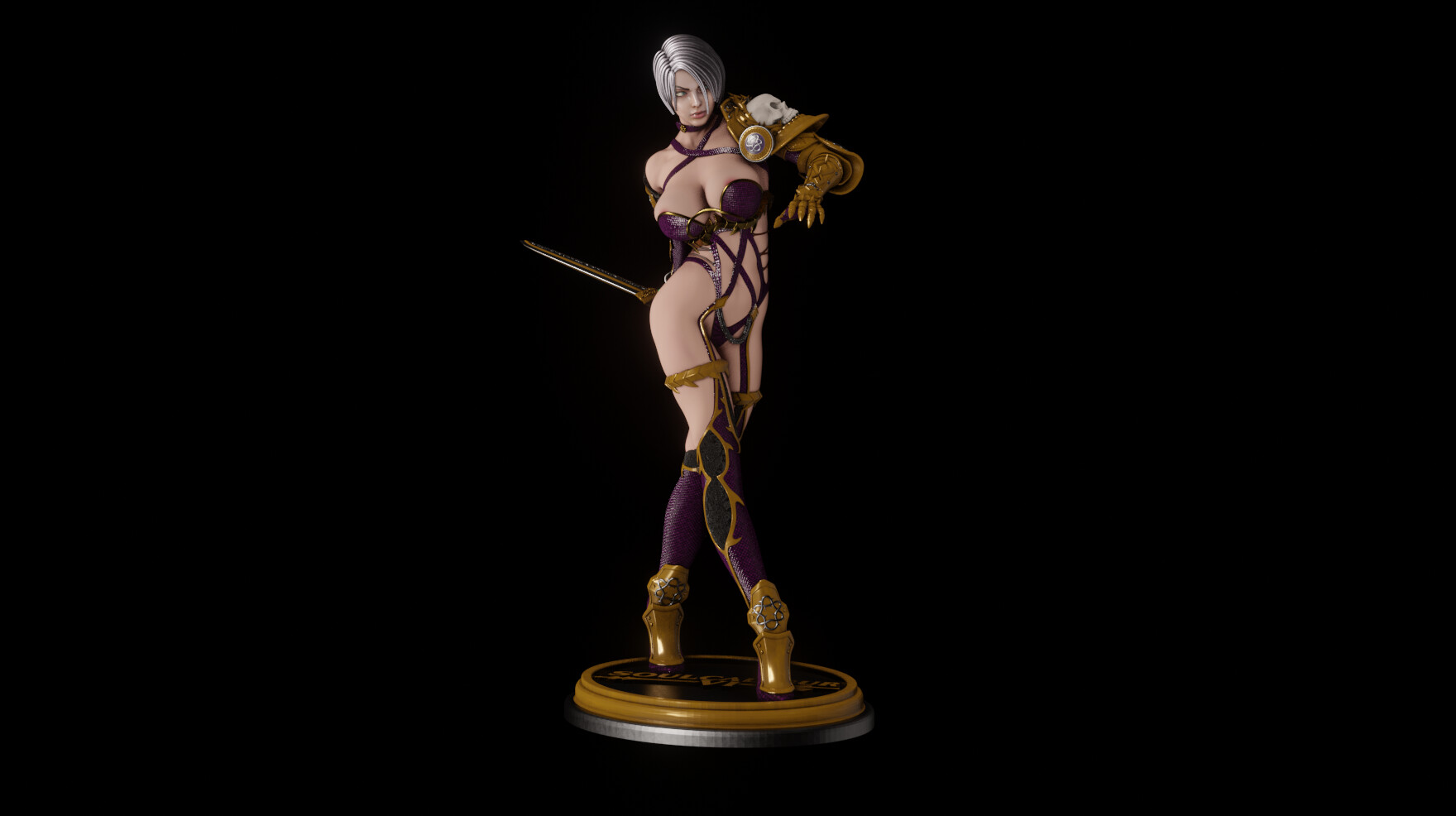 ArtStation - SOUL CALIBUR IVY - 1TO10 STL FILE 3D PRINT MODEL