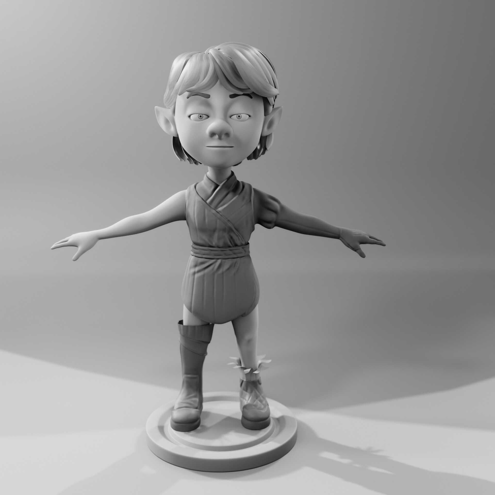 Phong ly render test blender