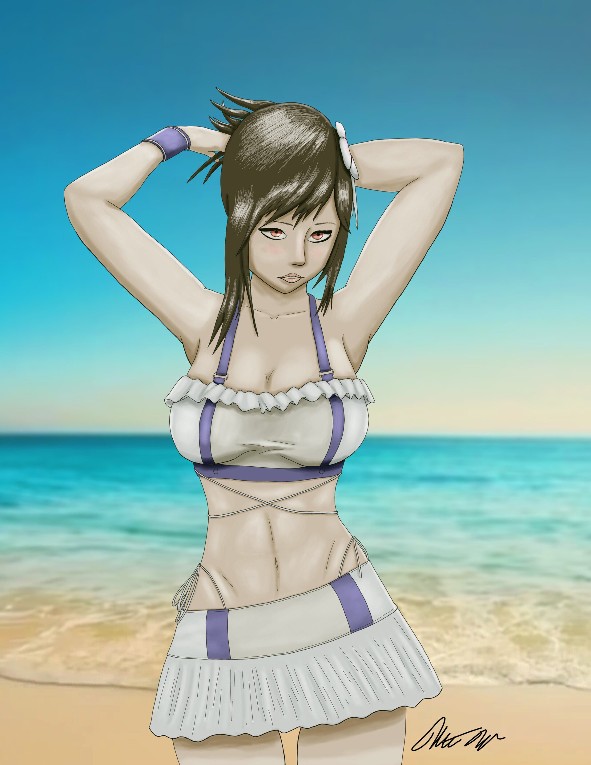 Artstation Tifa Swimsuit Ff7 Rebirth Fan Art 5978