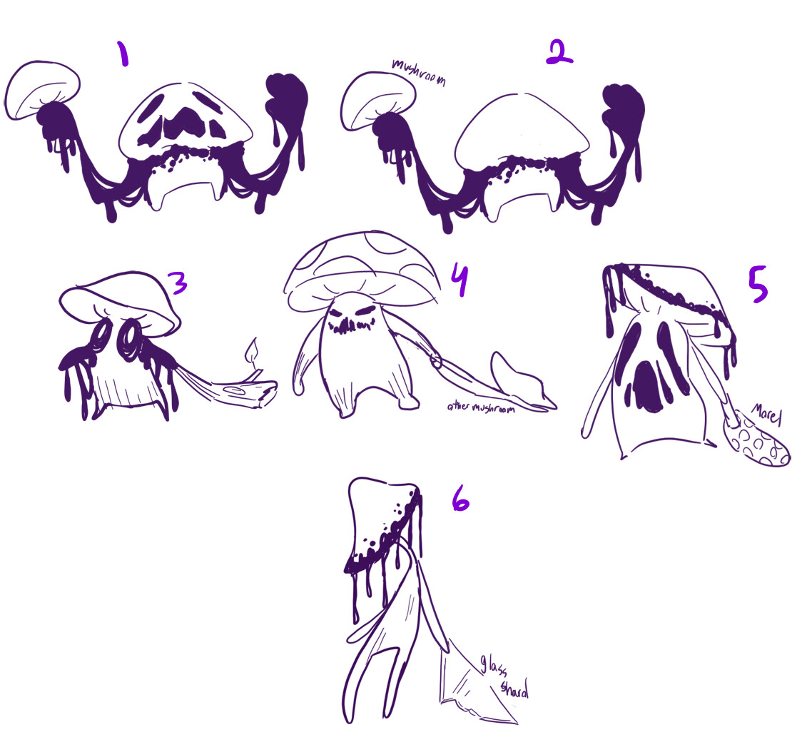 First design concepts of the enemies 3/3