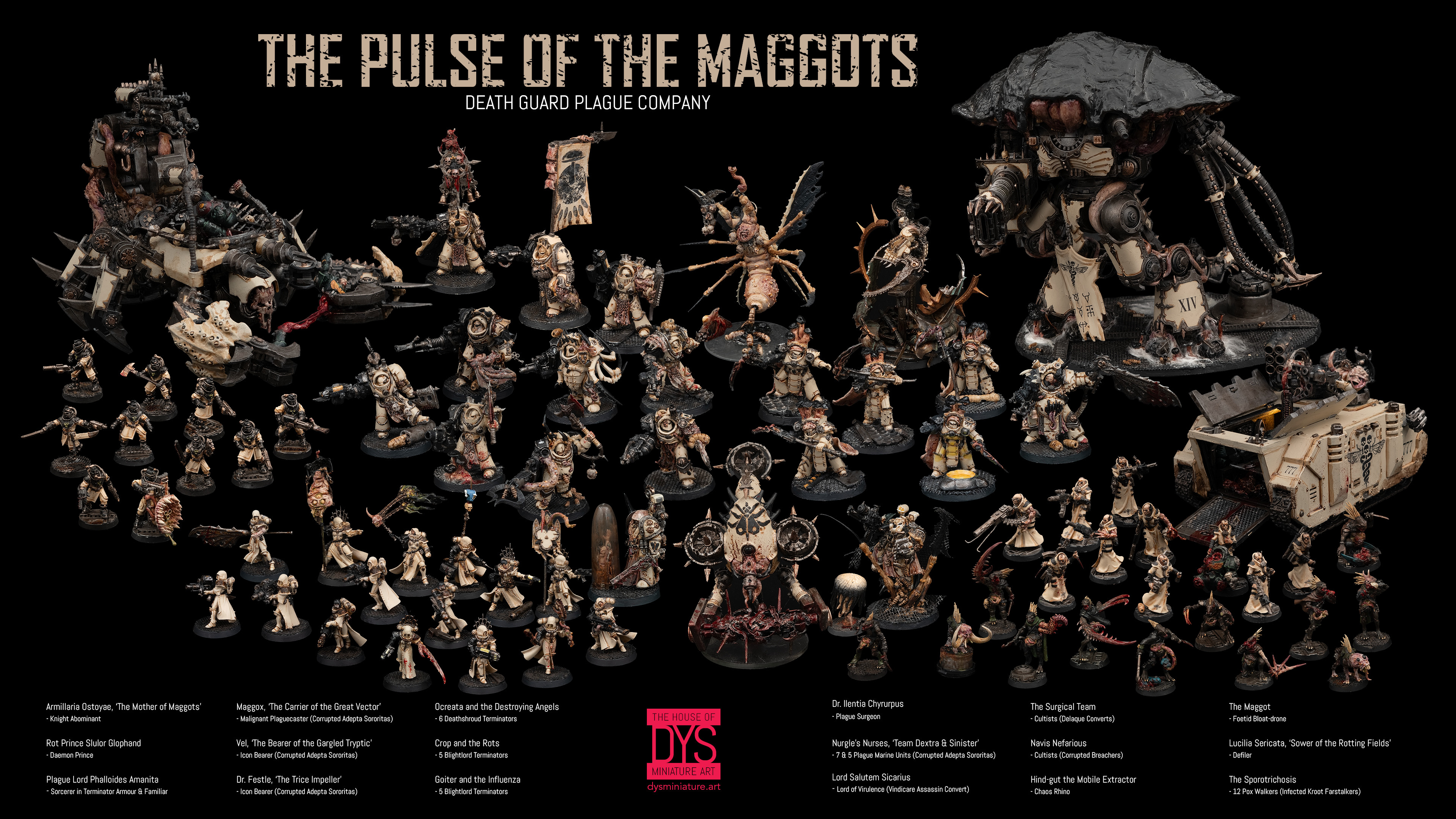 The Pulse of the Maggots Death Guard Plague Company, Warhammer 40k Traitor Legion.