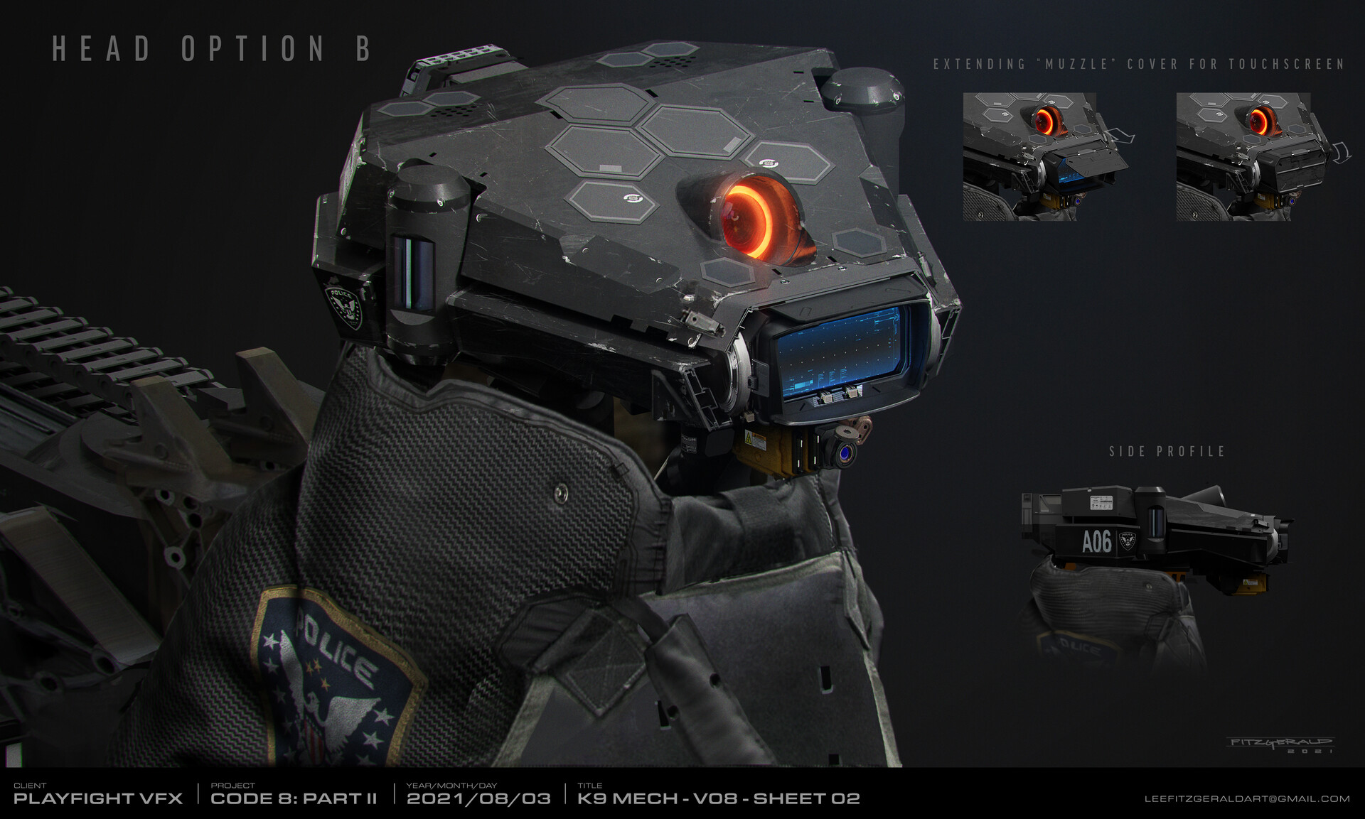 Lee Fitzgerald - Code 8: Part II - K9 Robot