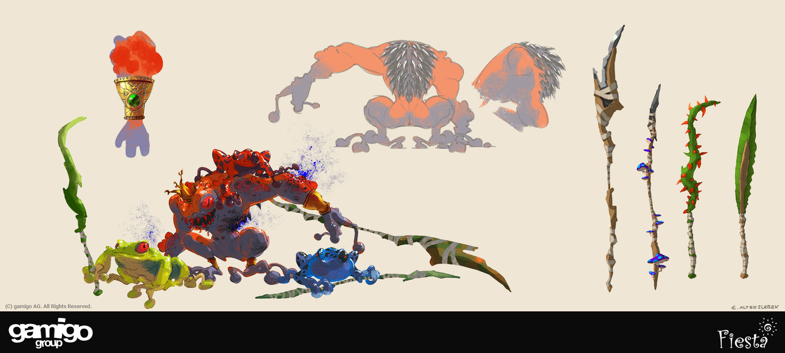 Frog Quadriga Boss Concept