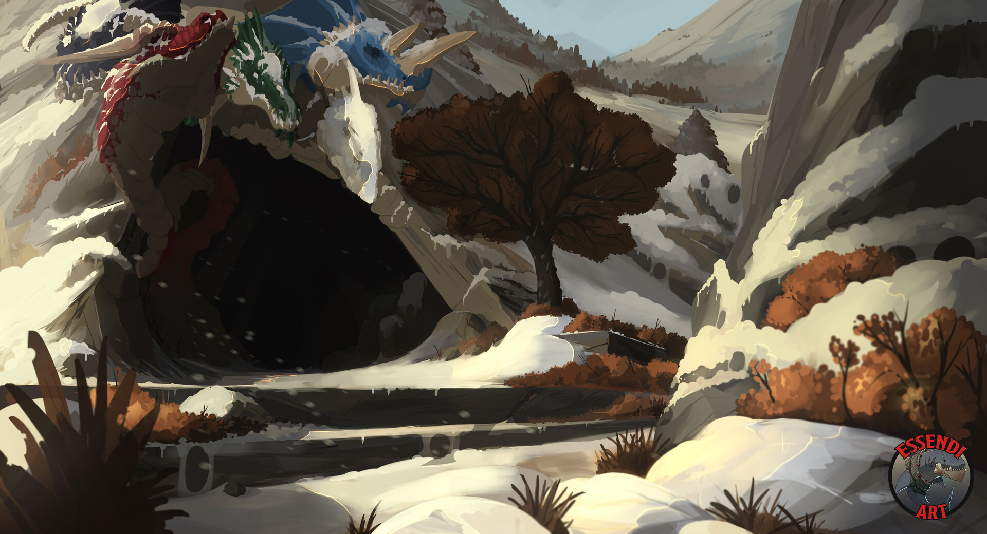 ArtStation - Fane of Tiamat Entrance