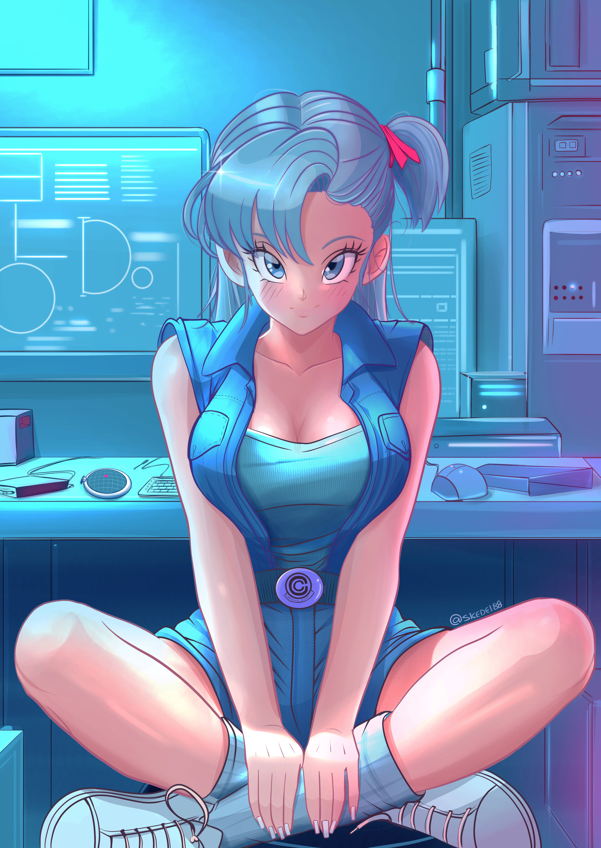 ArtStation - BULMA FANART DRAGON BALL