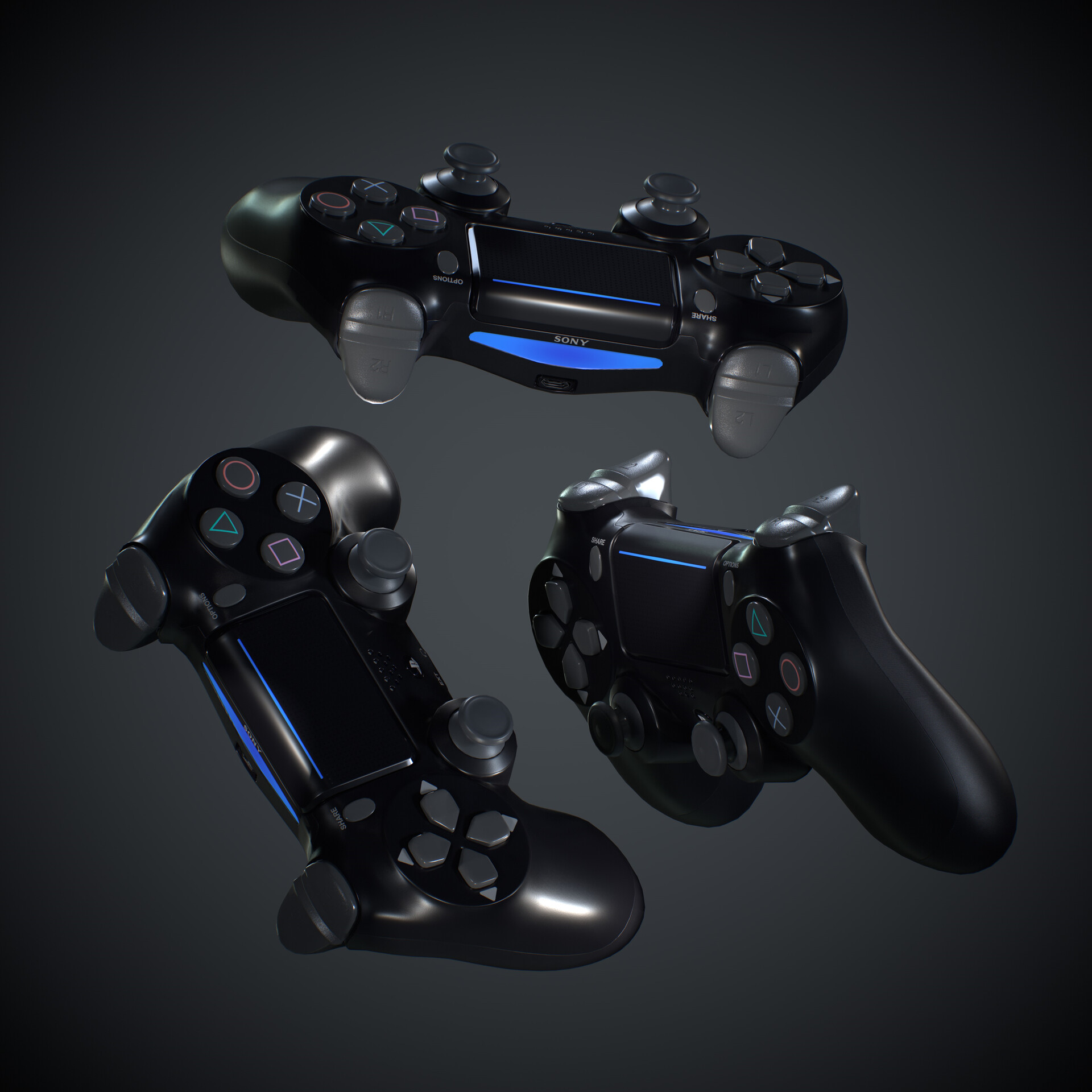 ArtStation - DualShock 4