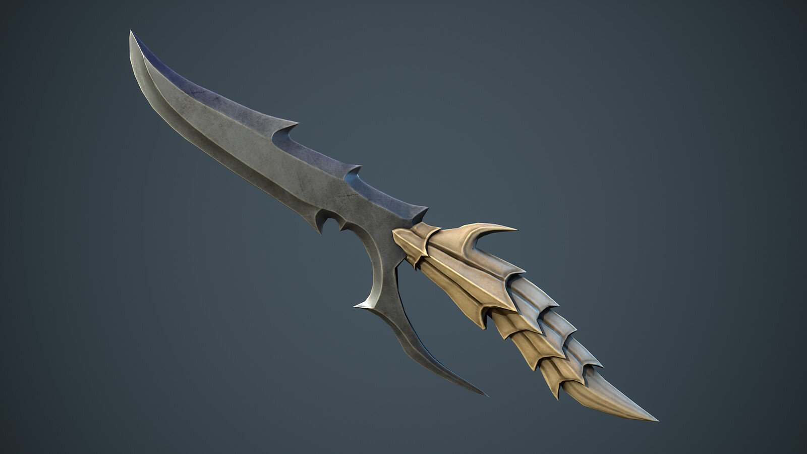 Stylized Fantasy Dagger 02