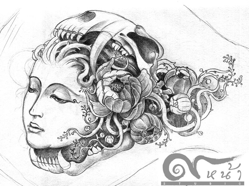 Skull Skeleton Head Wearing Bow Heart Eyes Design Element Cute Female Skull  EMO Dead Death Skeleton Tattoo Vintage Retro Horror Woman Gothic Girl  Pretty Lady Art Logo Clipart SVG – ClipArt SVG