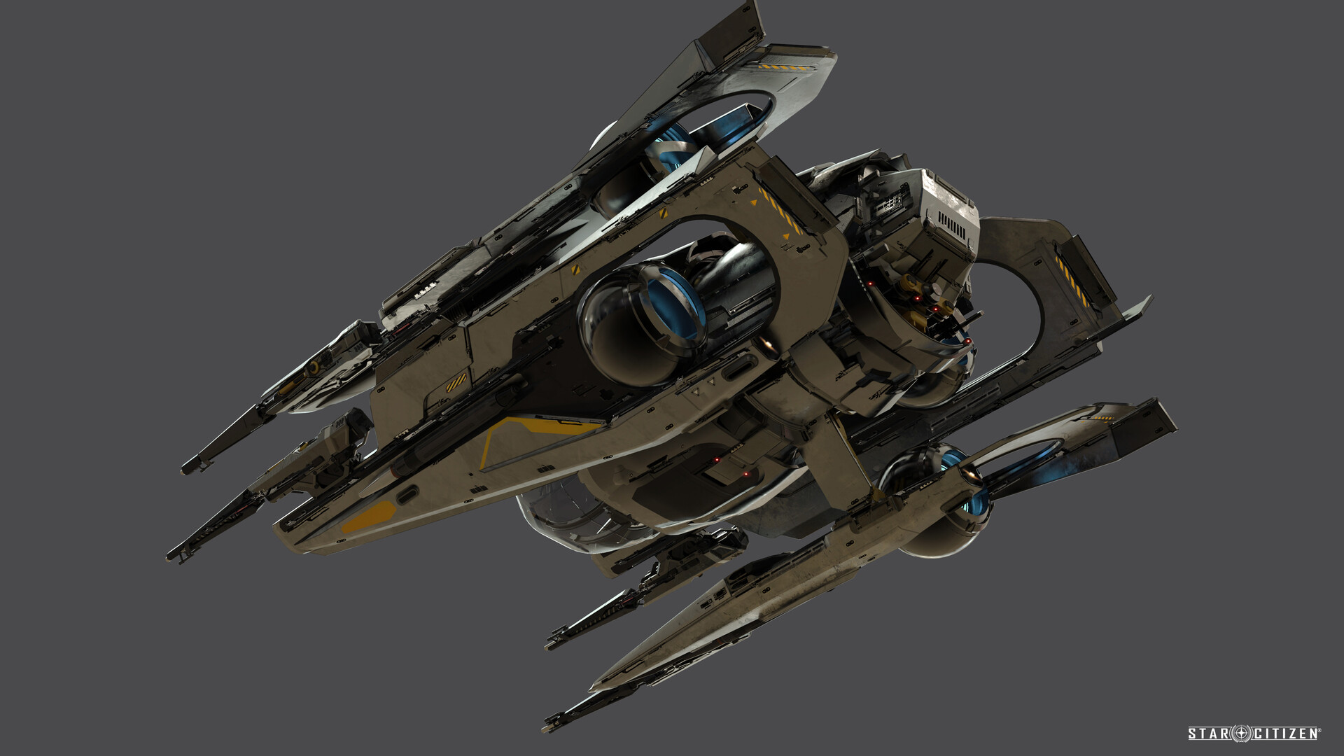 Gavin Rothery Misc Snub Fighter Piece  Underside V