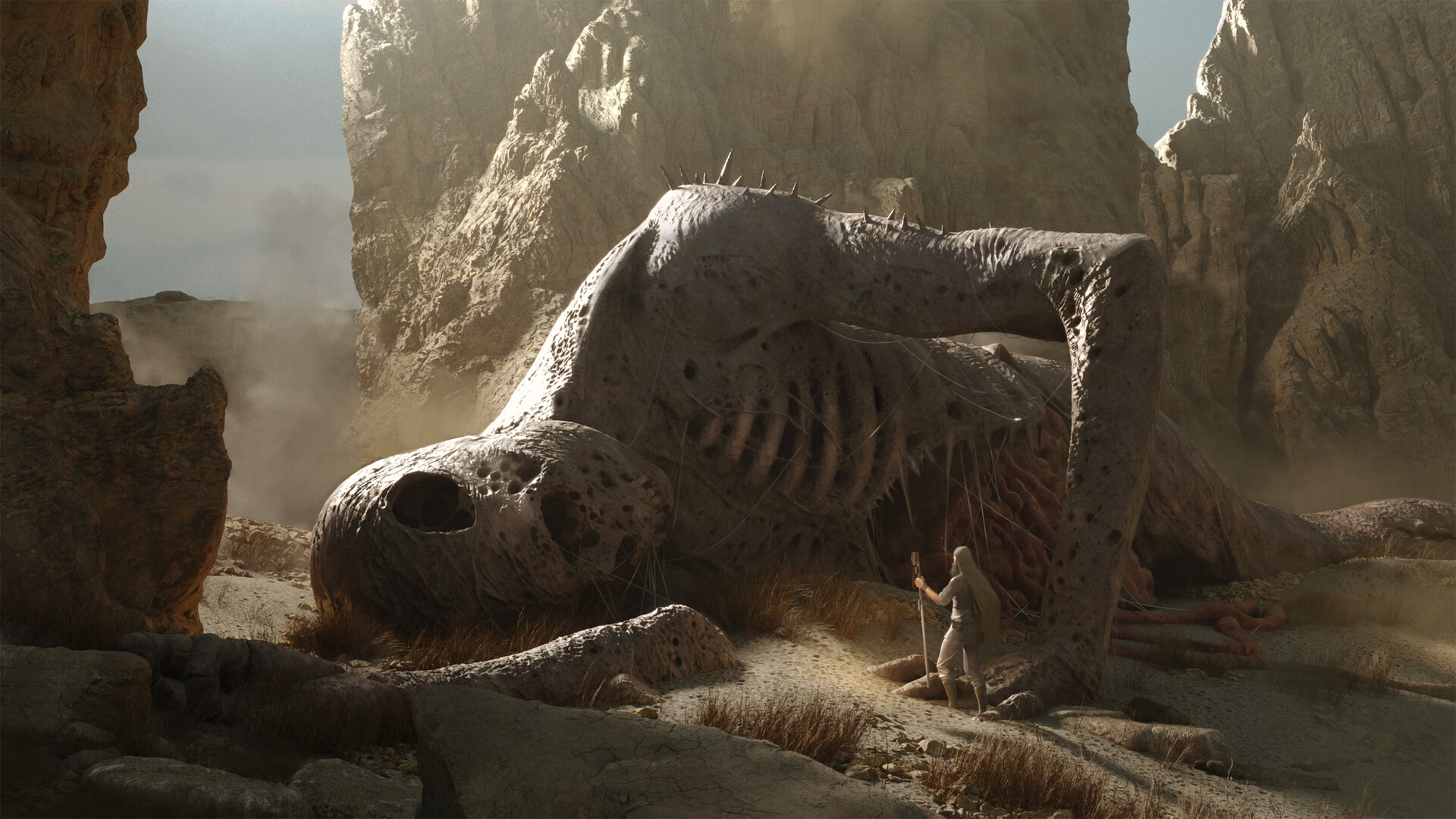 ArtStation - Giant corpse