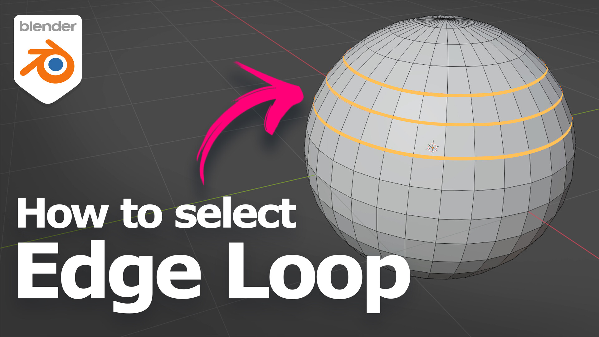 ArtStation - Blender Select Edge, Select Edge Loop