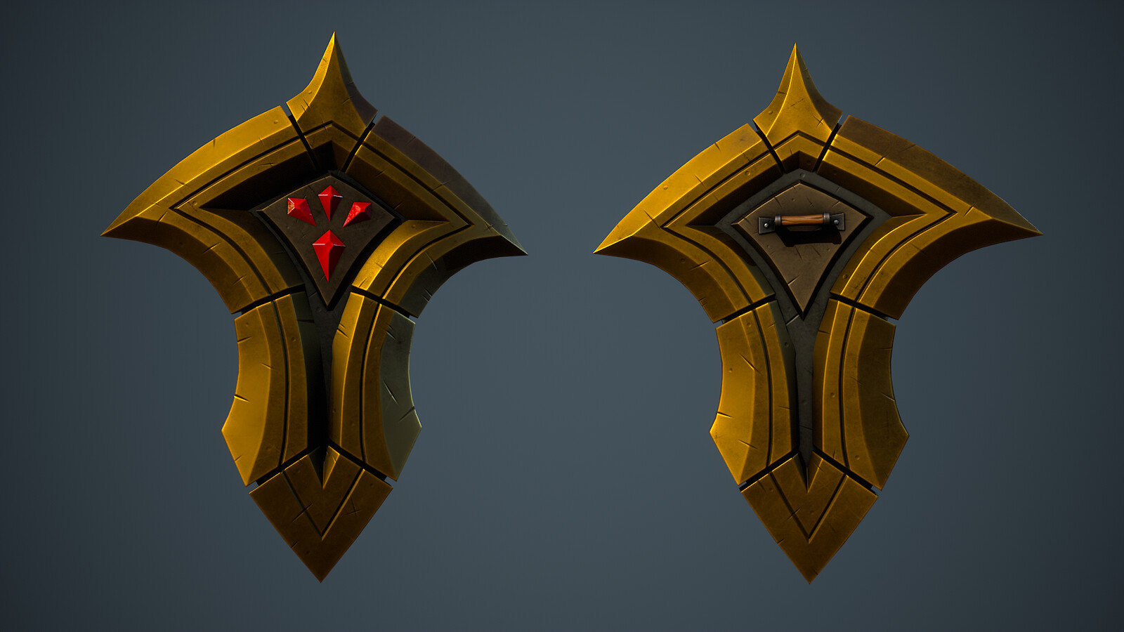 Stylized Fantasy Shield 04