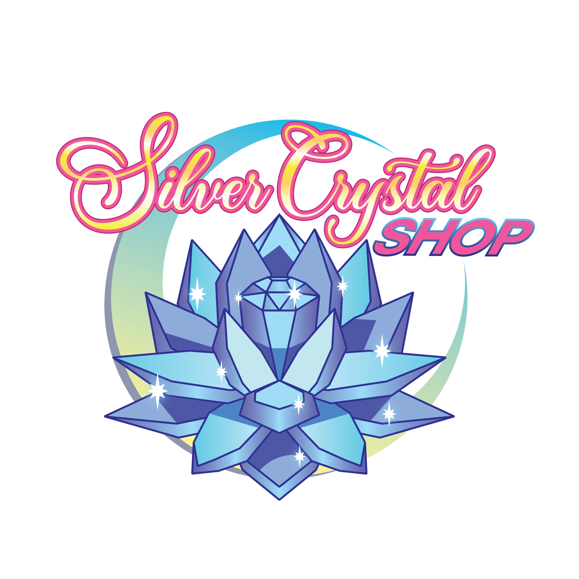 ArtStation Silver Crystal Shop Logo