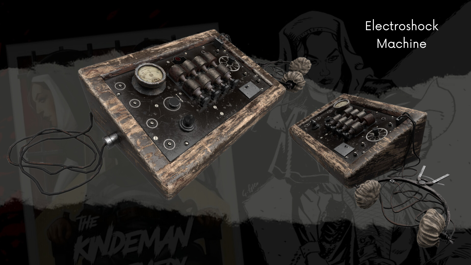 ArtStation Electroshock Machine 3D Game Asset