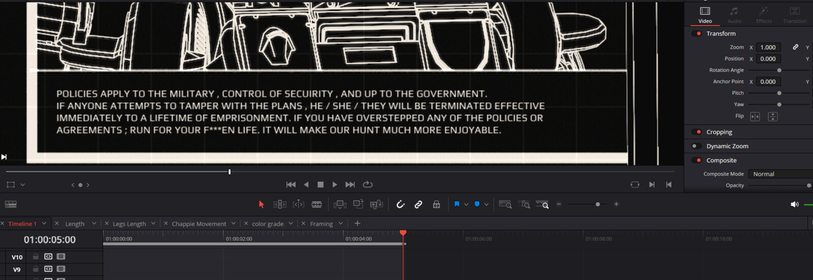 The fine print adds more unhingeness to the story.