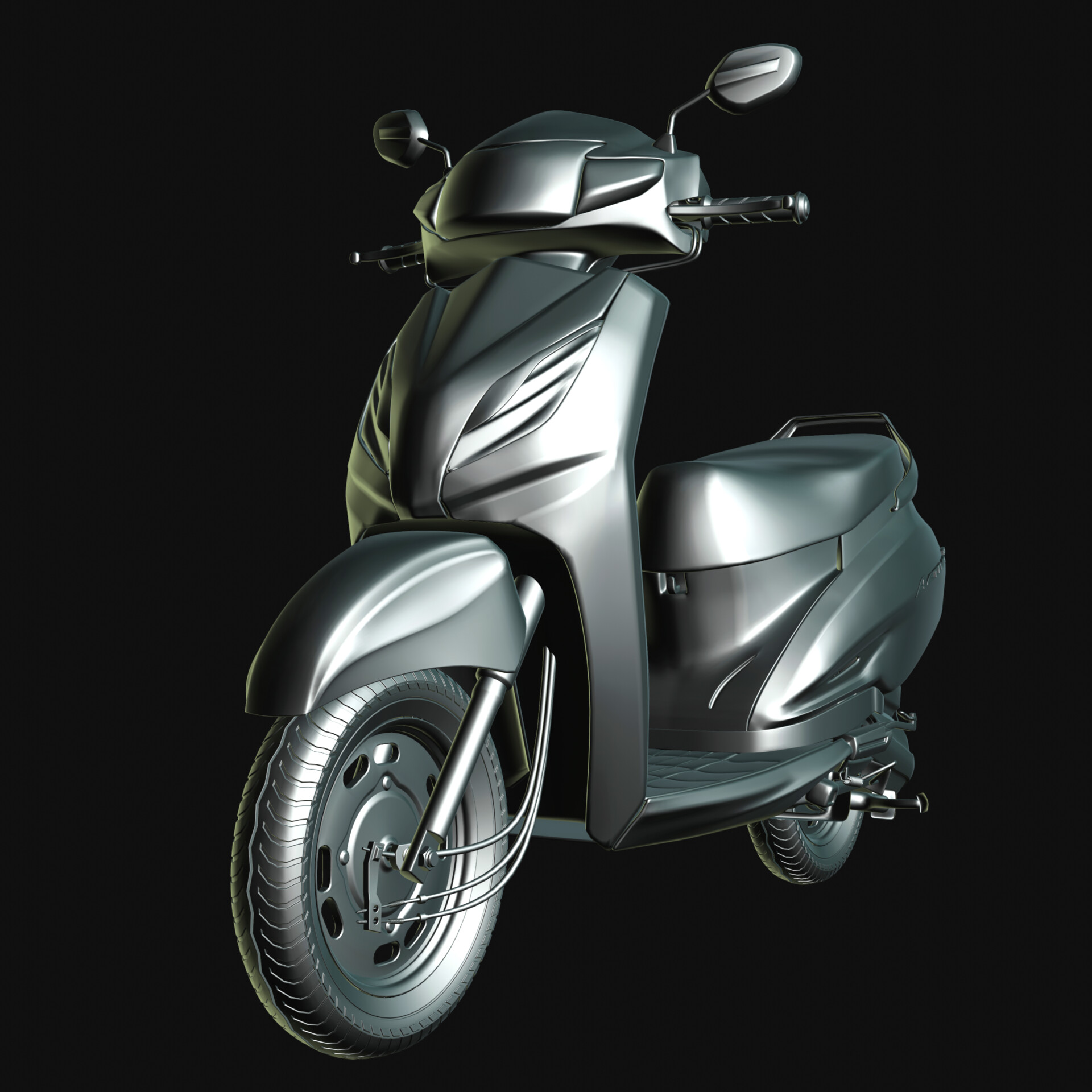 Matte Grey Colour Activa 4g All Colours Activa 125 Activa 4g Grey