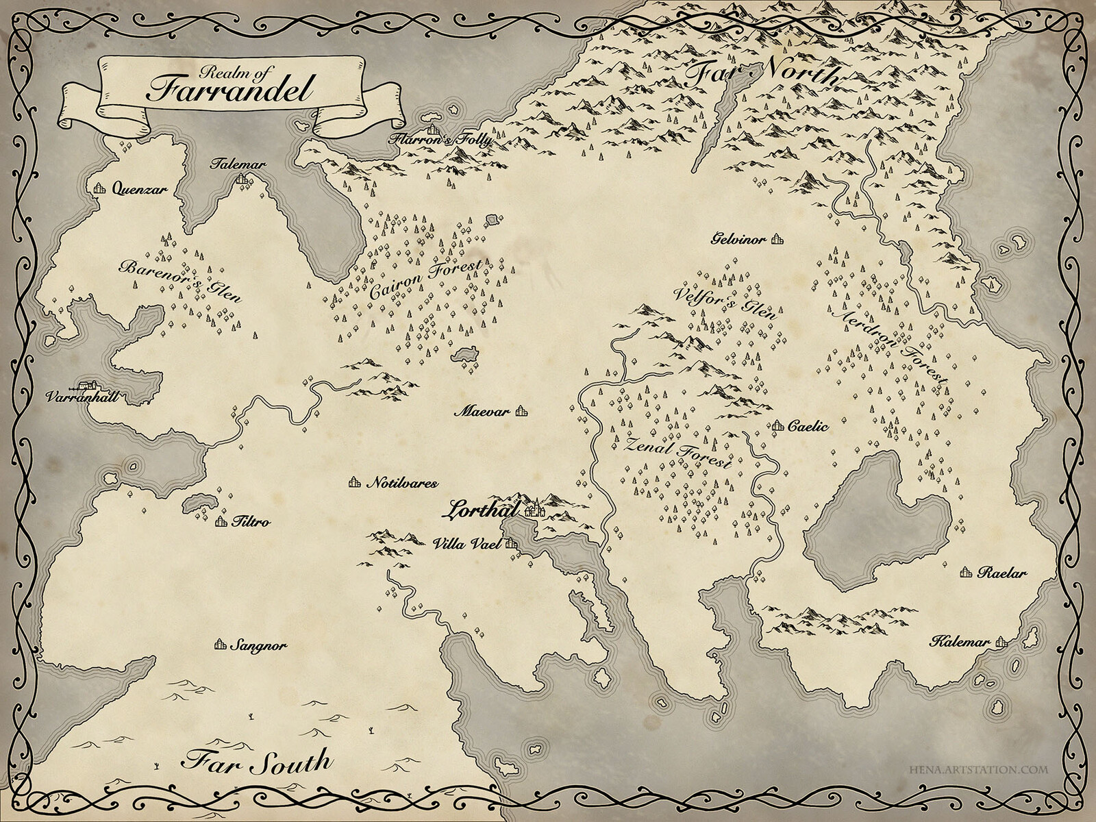 Map Art: Farrandel