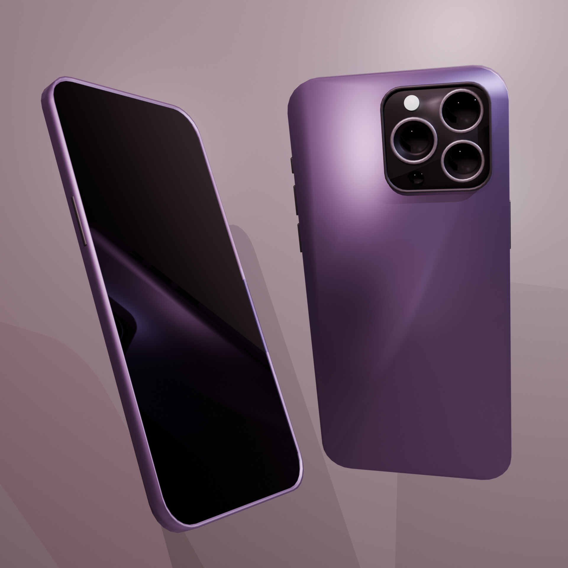 ArtStation - Phone model in blender