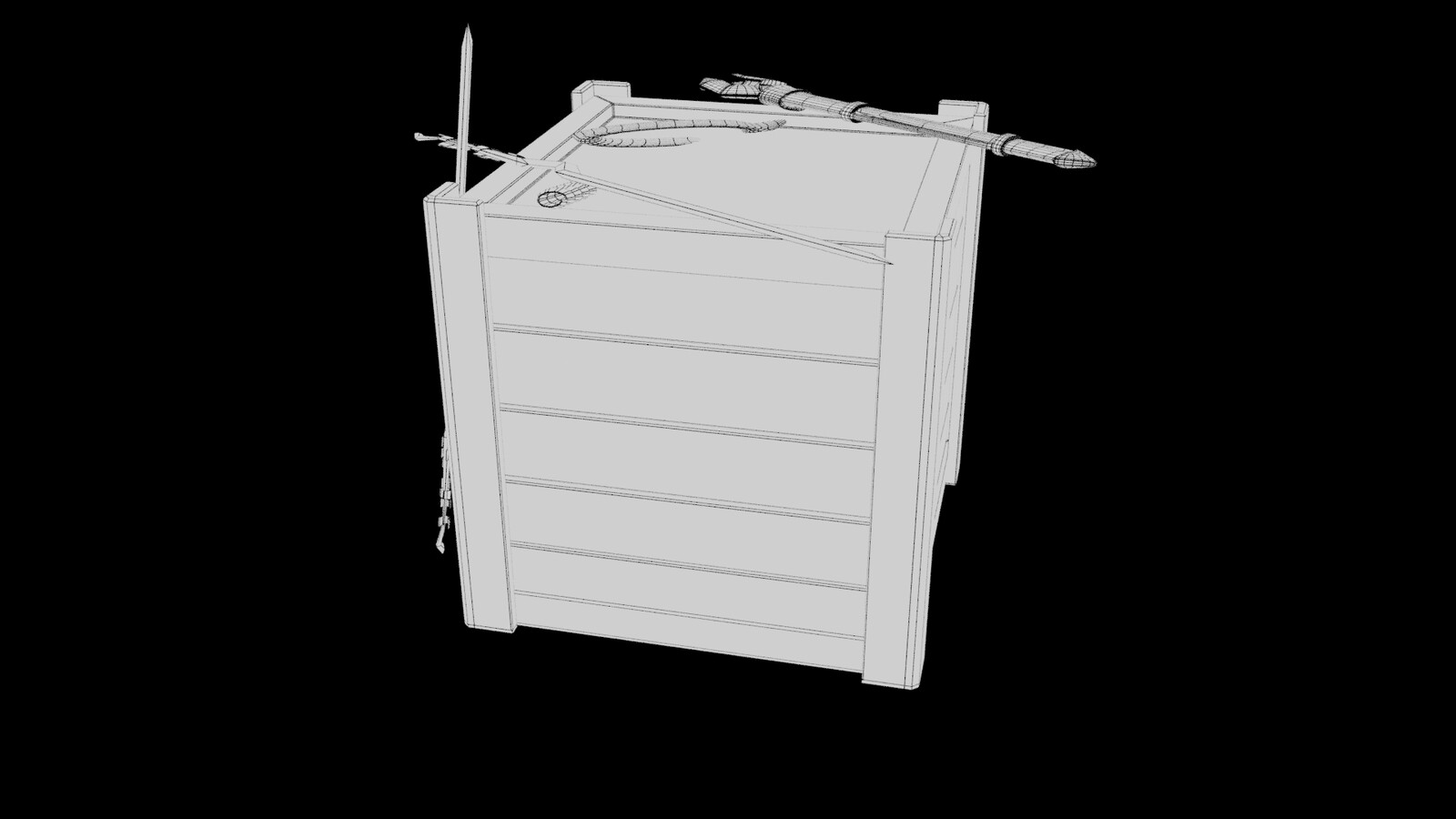 Crate wireframe