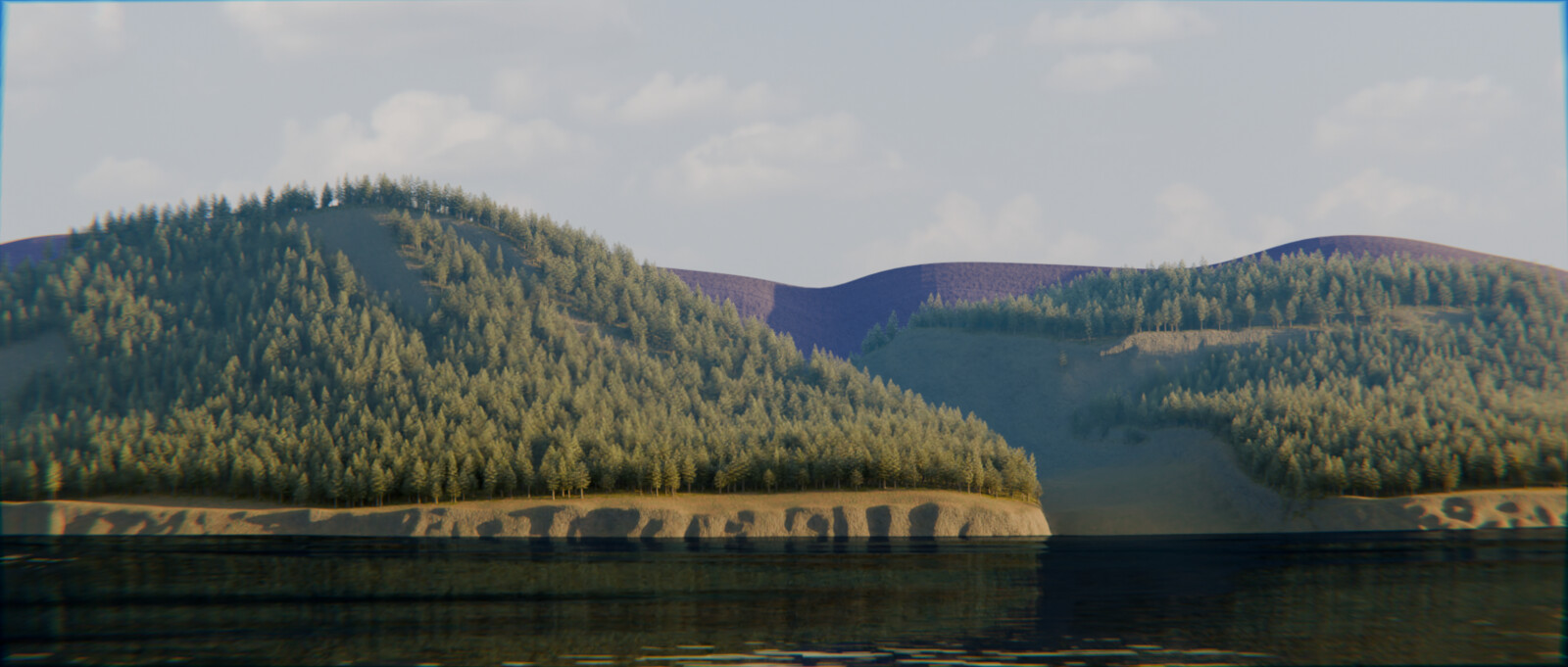 Added an additional mountain range to the background.