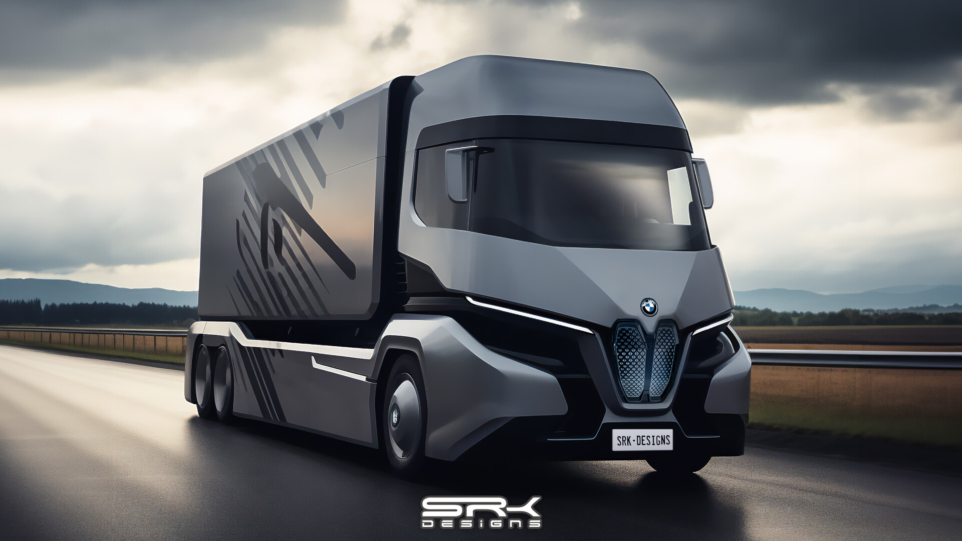 ArtStation BMW Electric Semi Truck concept