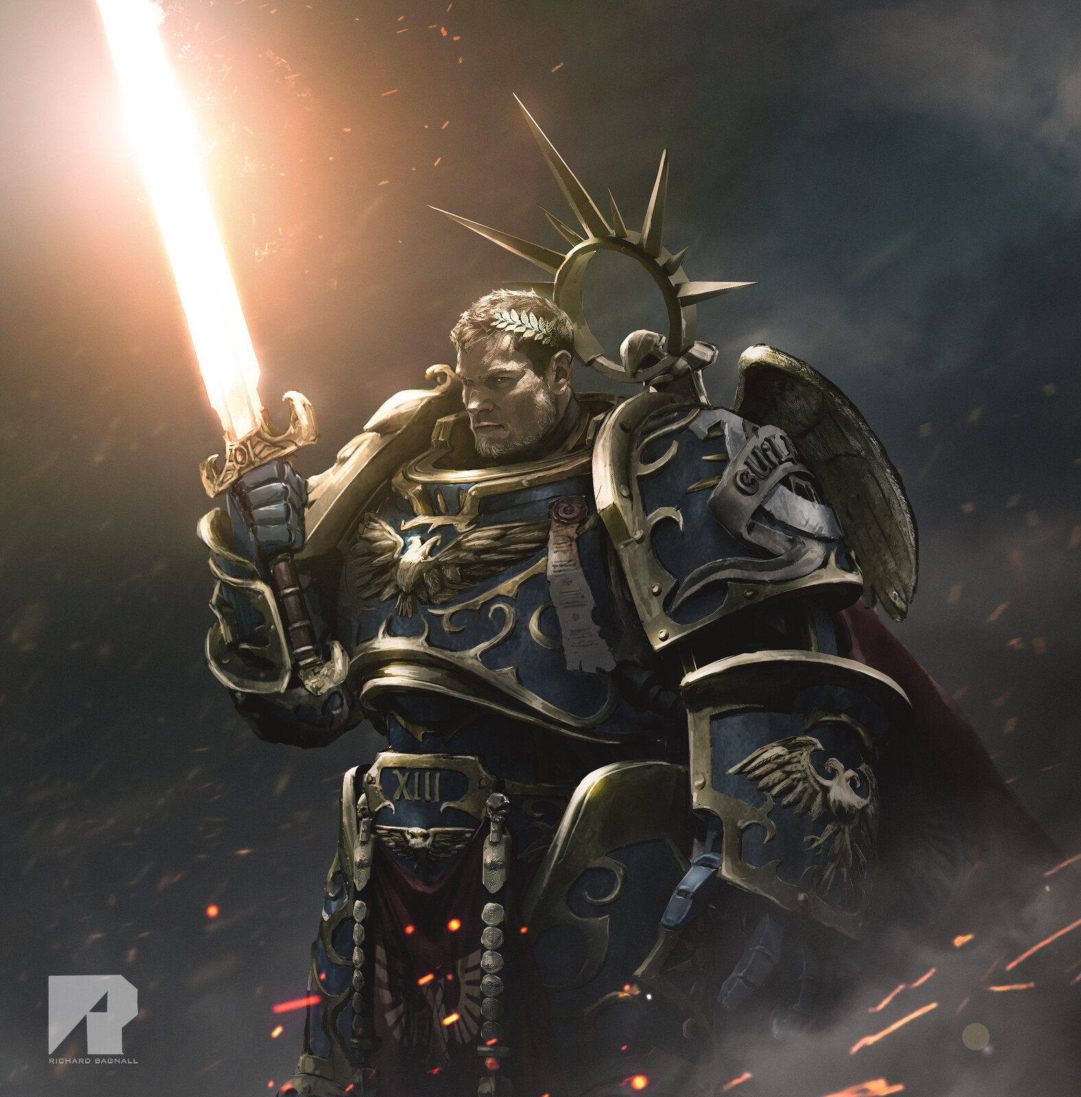 Roboute Guilliman Warhammer 40k fan art