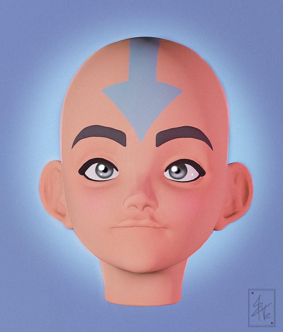 ArtStation - AANG HEAD