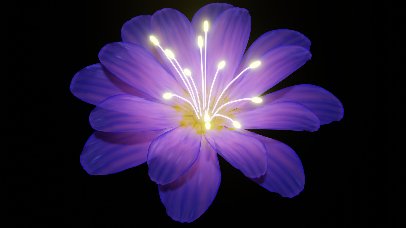 Blender GeometryNode Flower