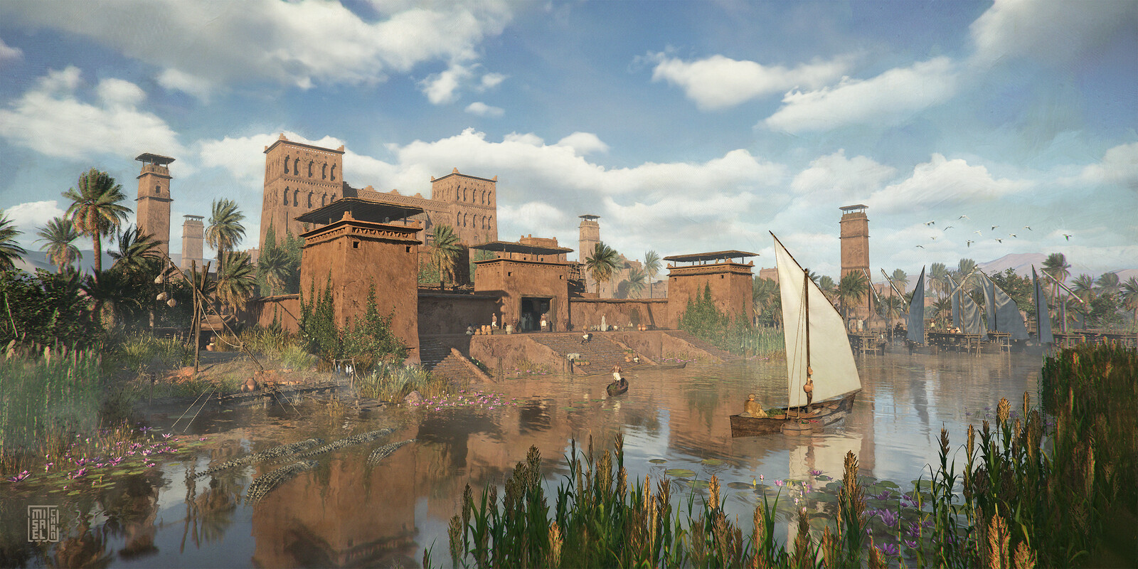 By the River