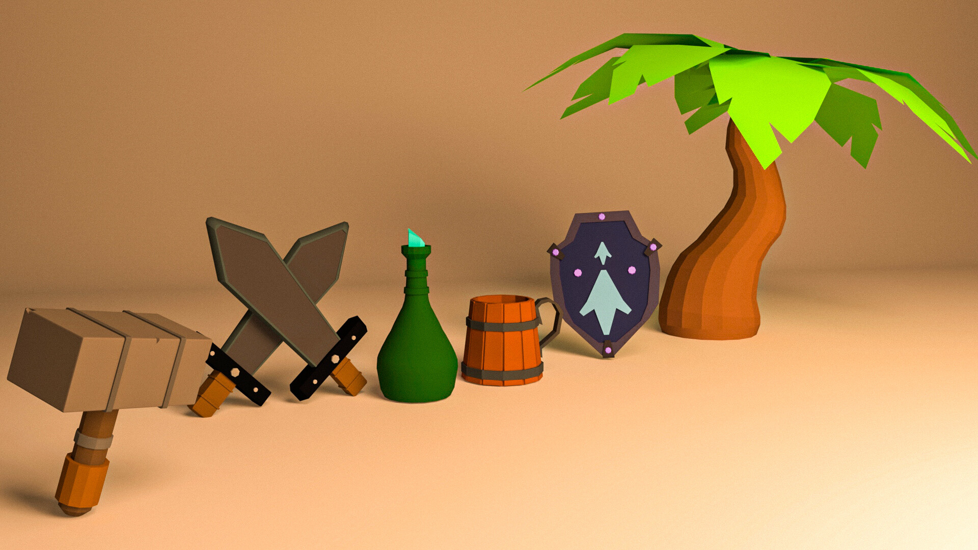ArtStation - low poly assets