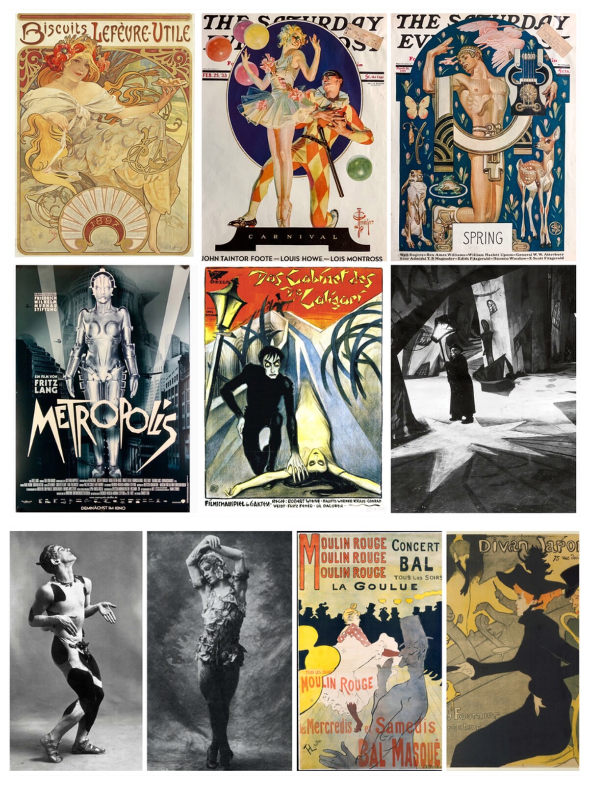 Visual references and inspiration for the concept.