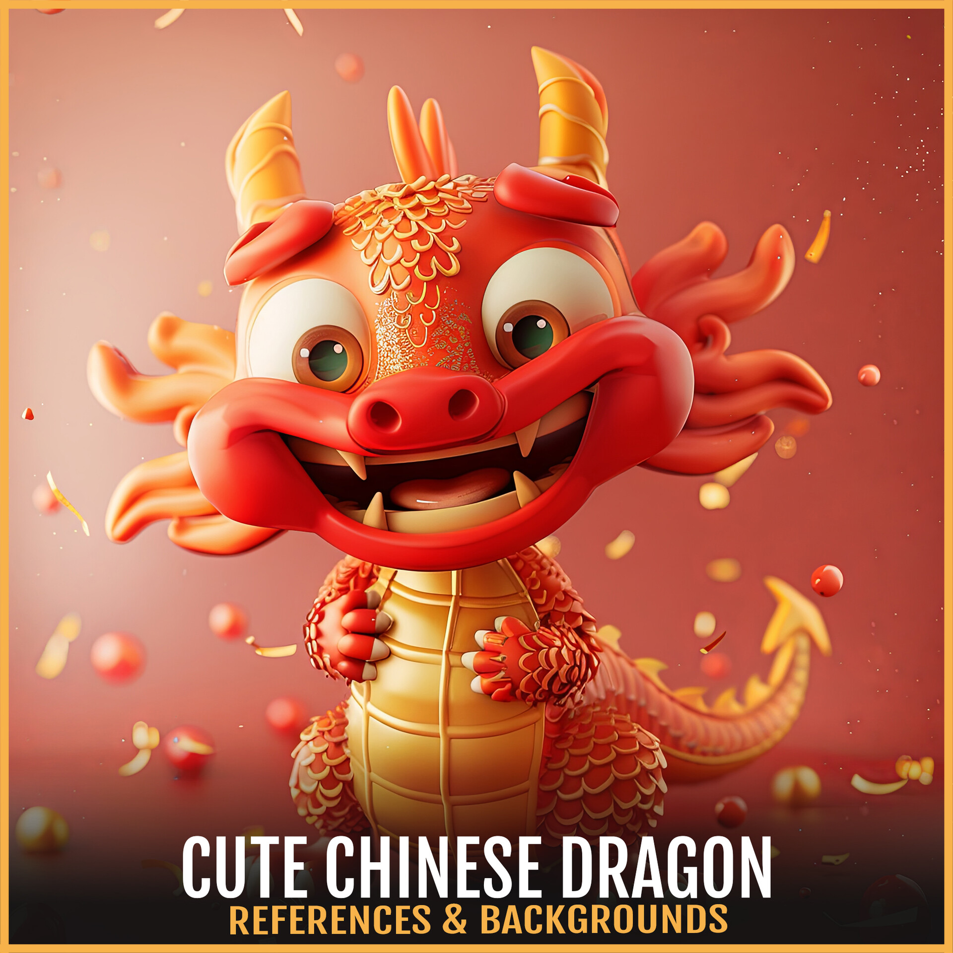 ArtStation - 303 Cute Chinese Dragon