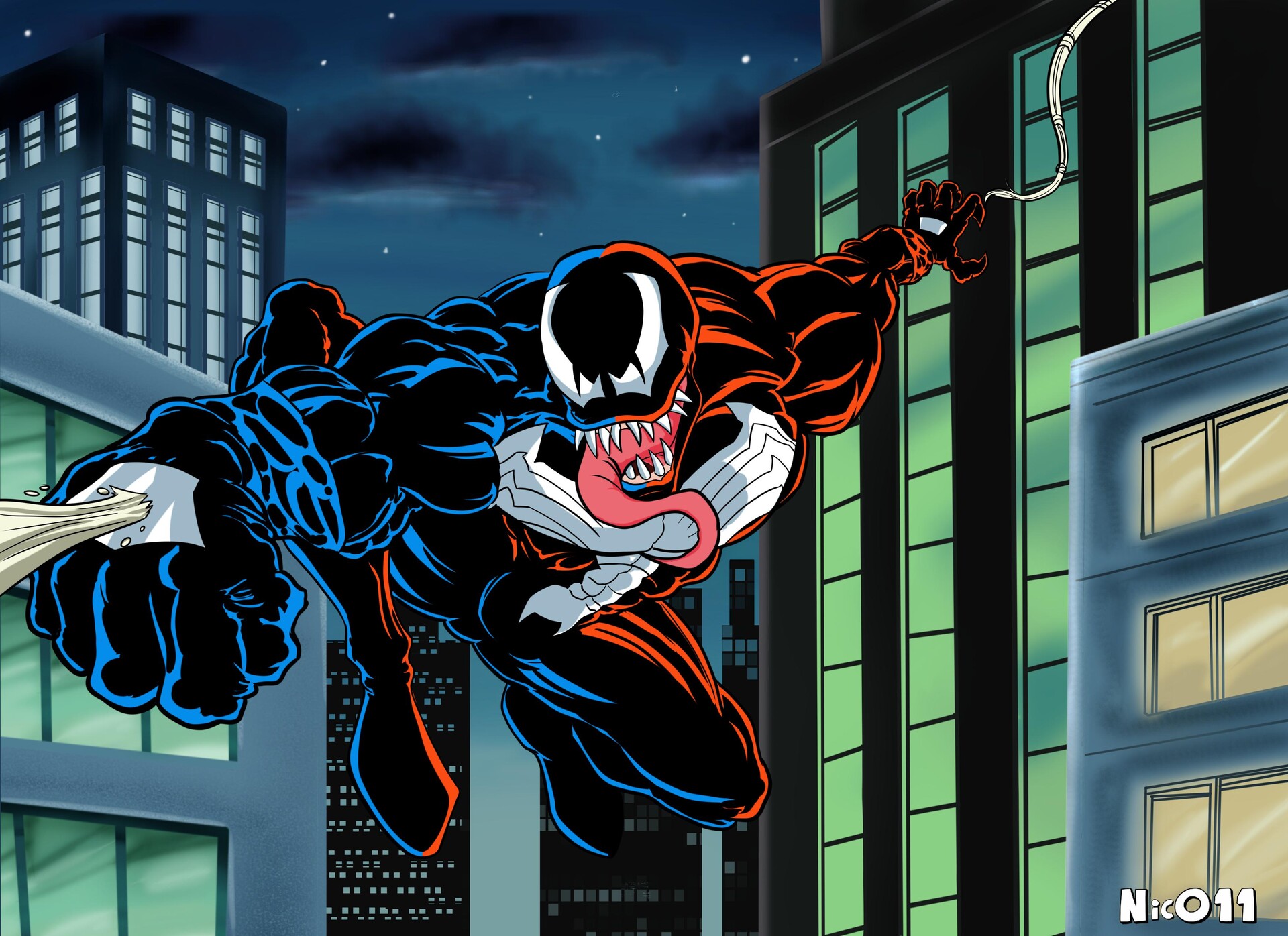 Artstation venom tas 90s