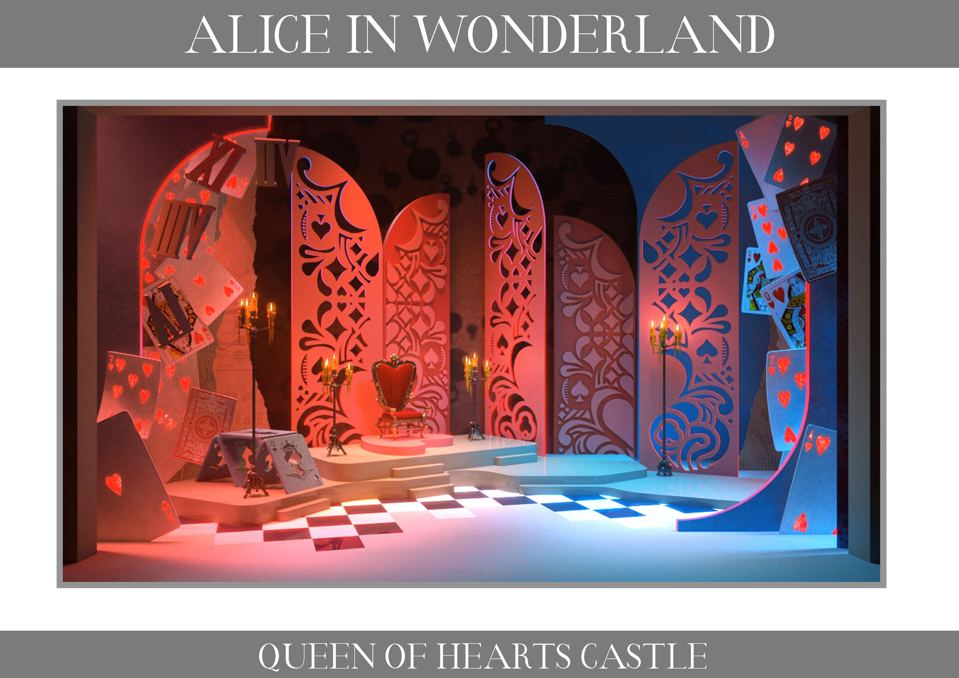 ArtStation - ALICE IN WONDERLAND THEATRE DESIGN