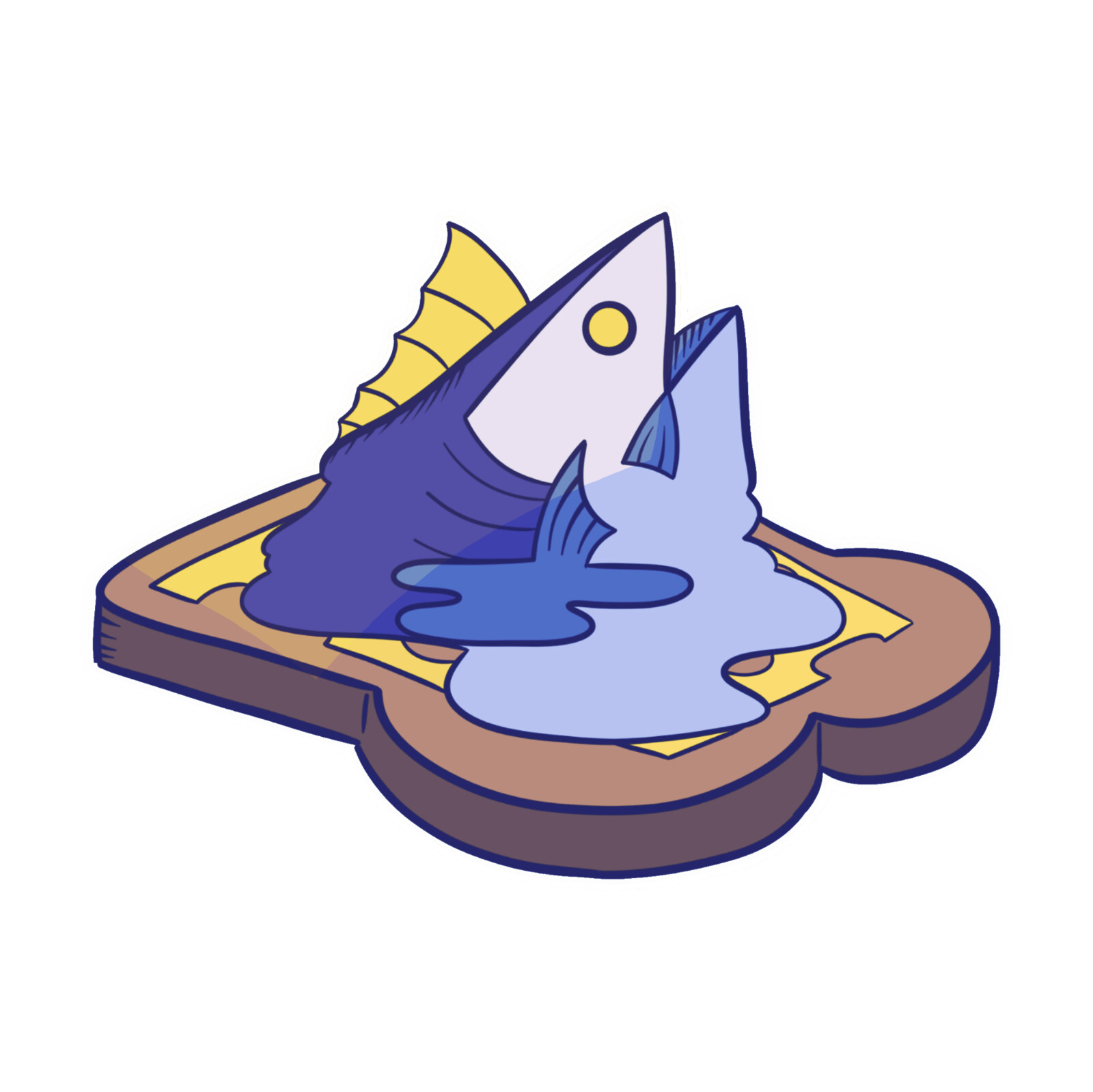 The final logo for Tuna Melt Media, a capstone game production studio.