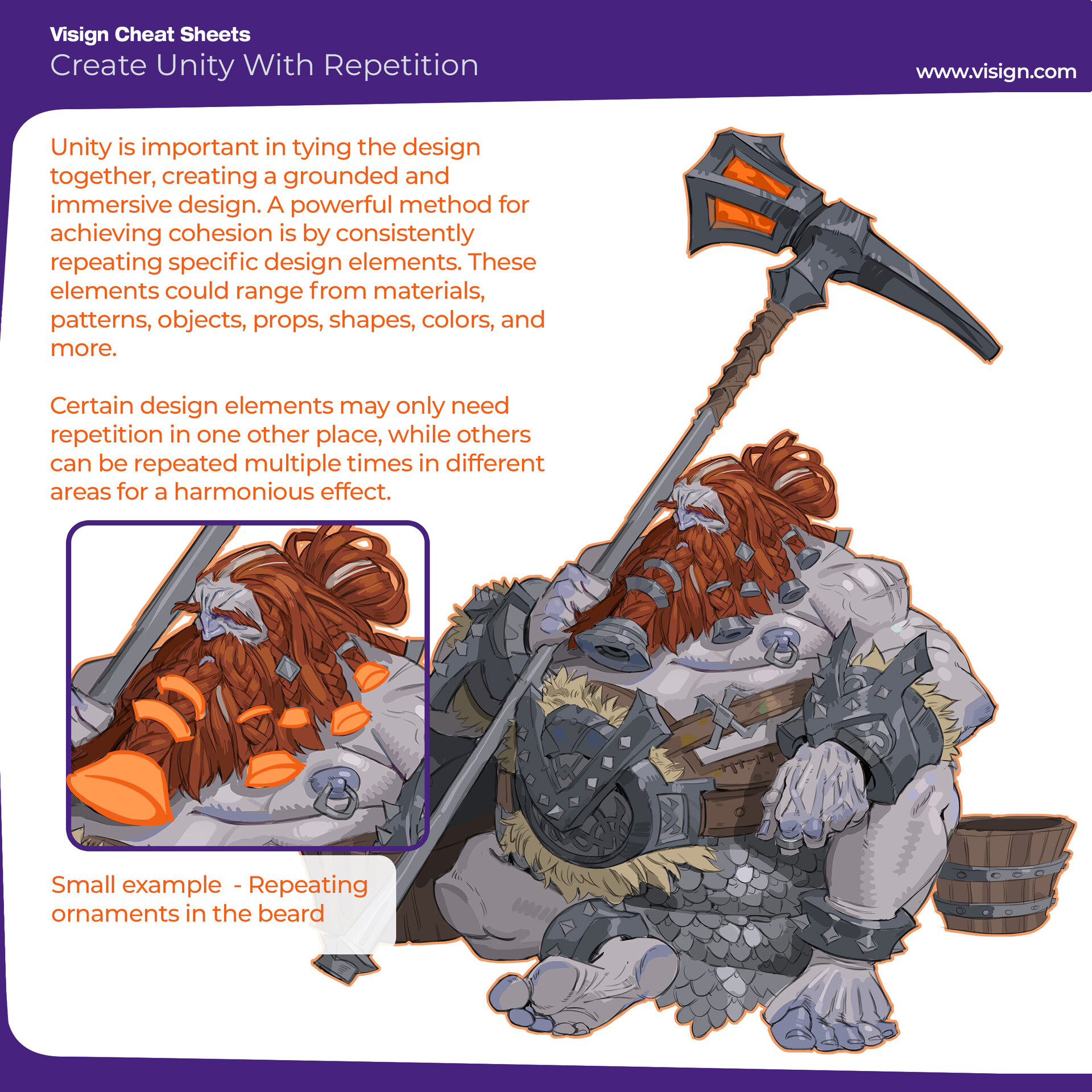 ArtStation - Visign Cheat Sheet: Unity with Repetition