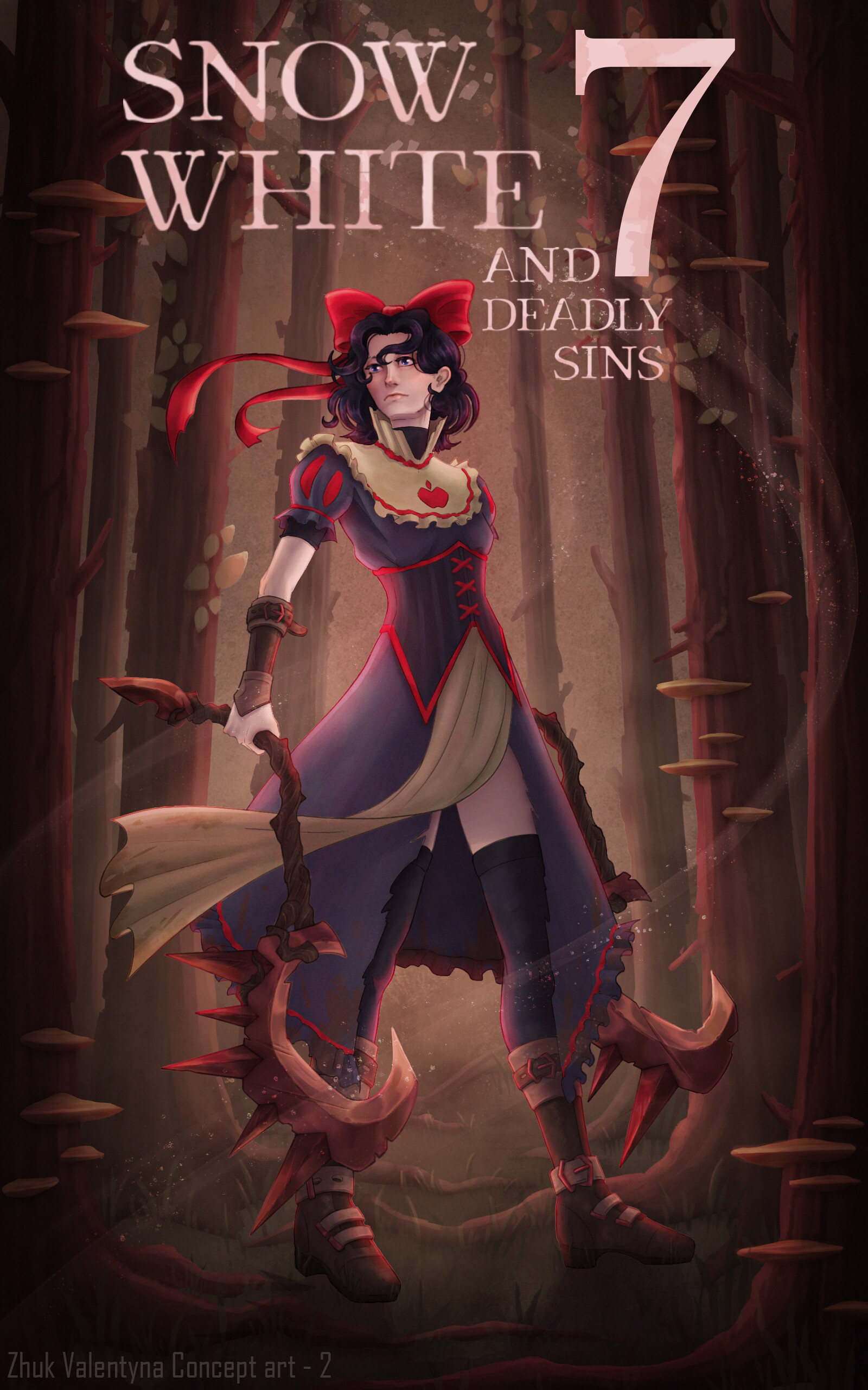 ArtStation - Snow White and 7 deadly sins