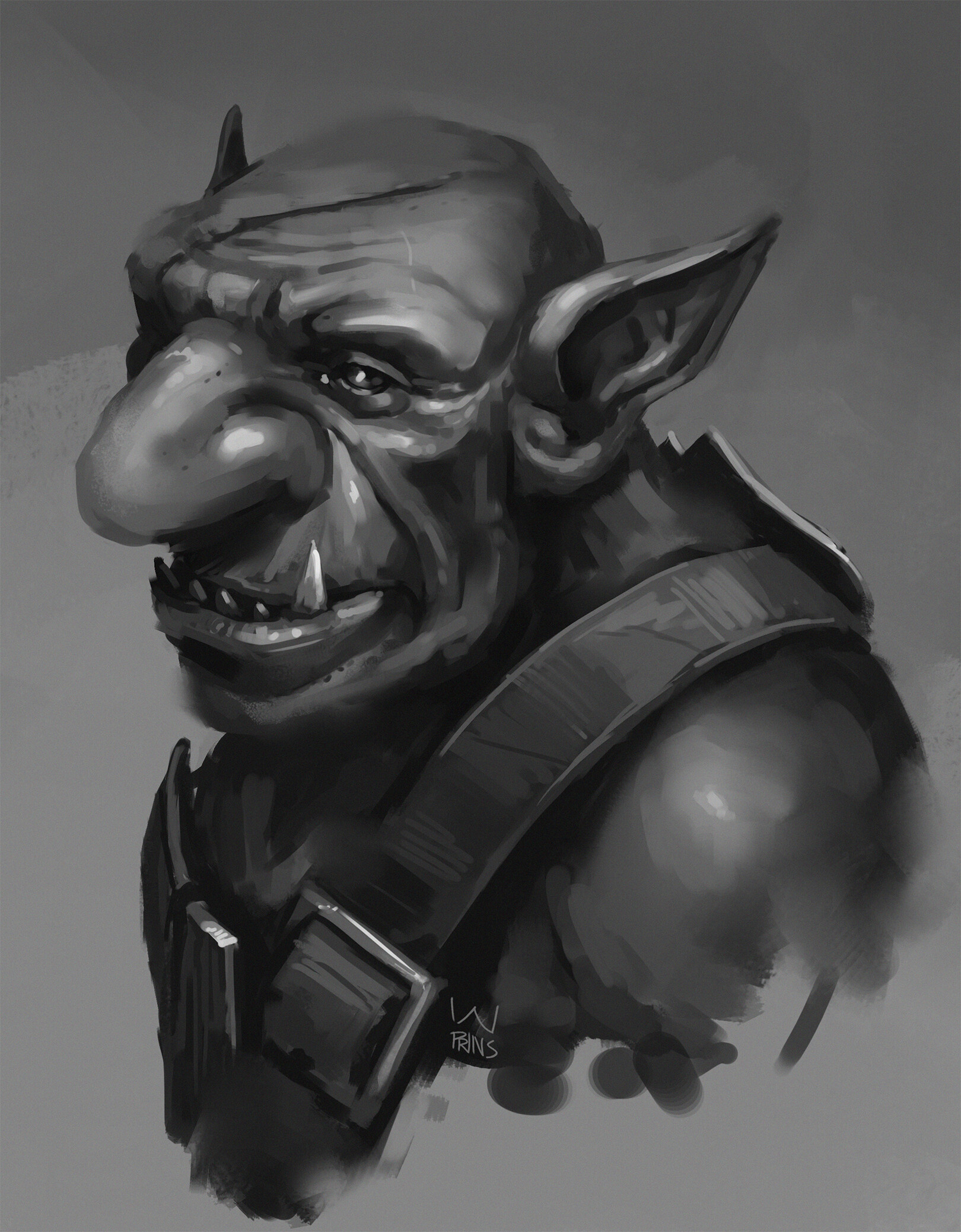 ArtStation - Goblin Fighter - Dungeons & Dragons
