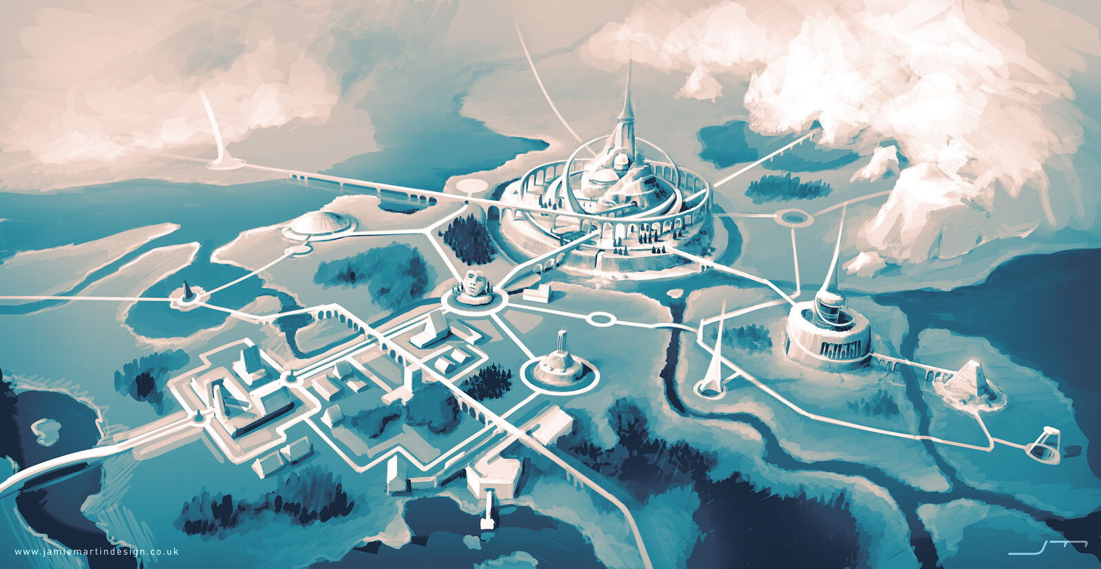 Traditional-style park, inspired by Disneyland's layout.