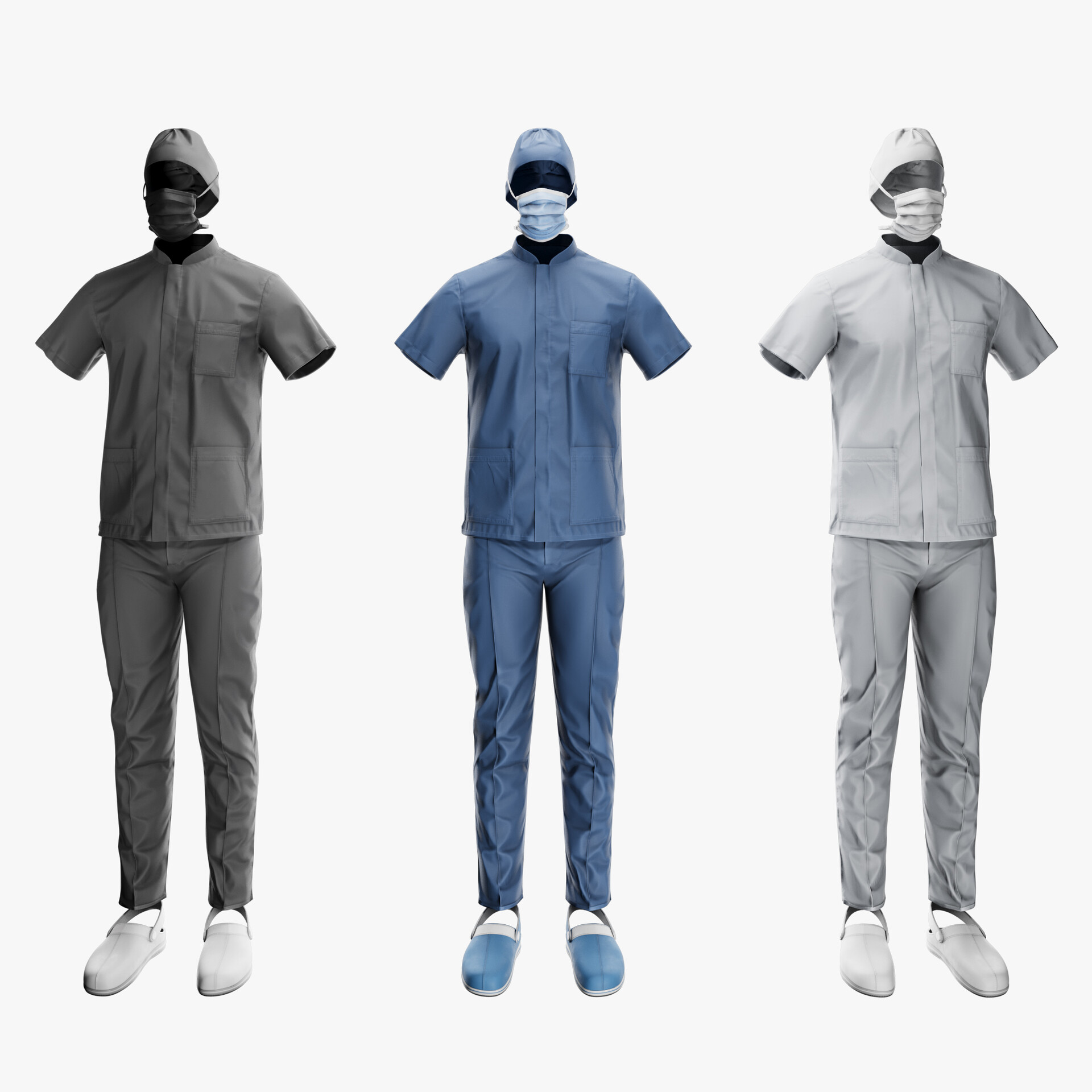 ArtStation - Medical set of clothes