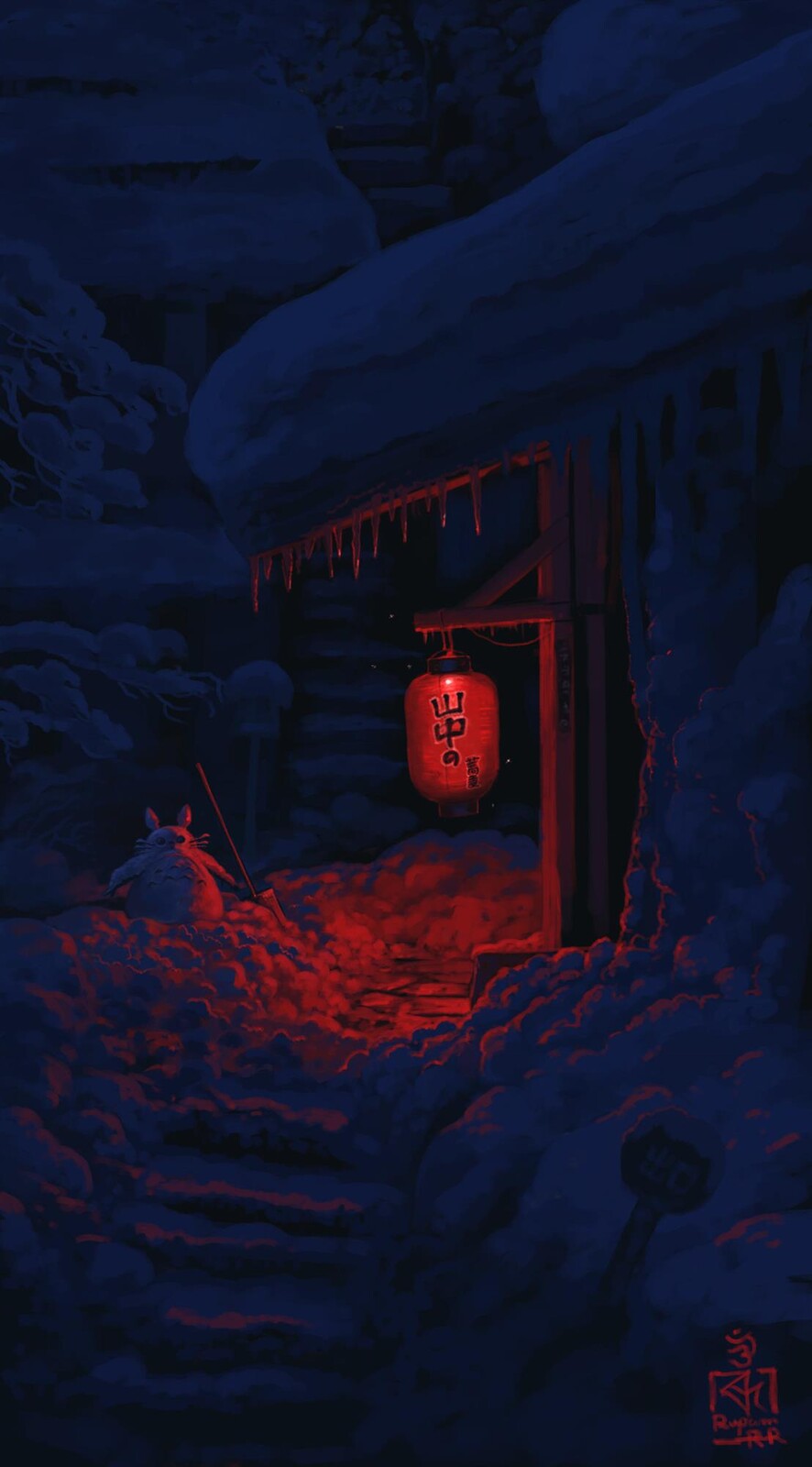Journey! -The Series[part14] x Strictly One Layer Painting - My Snow Totoro