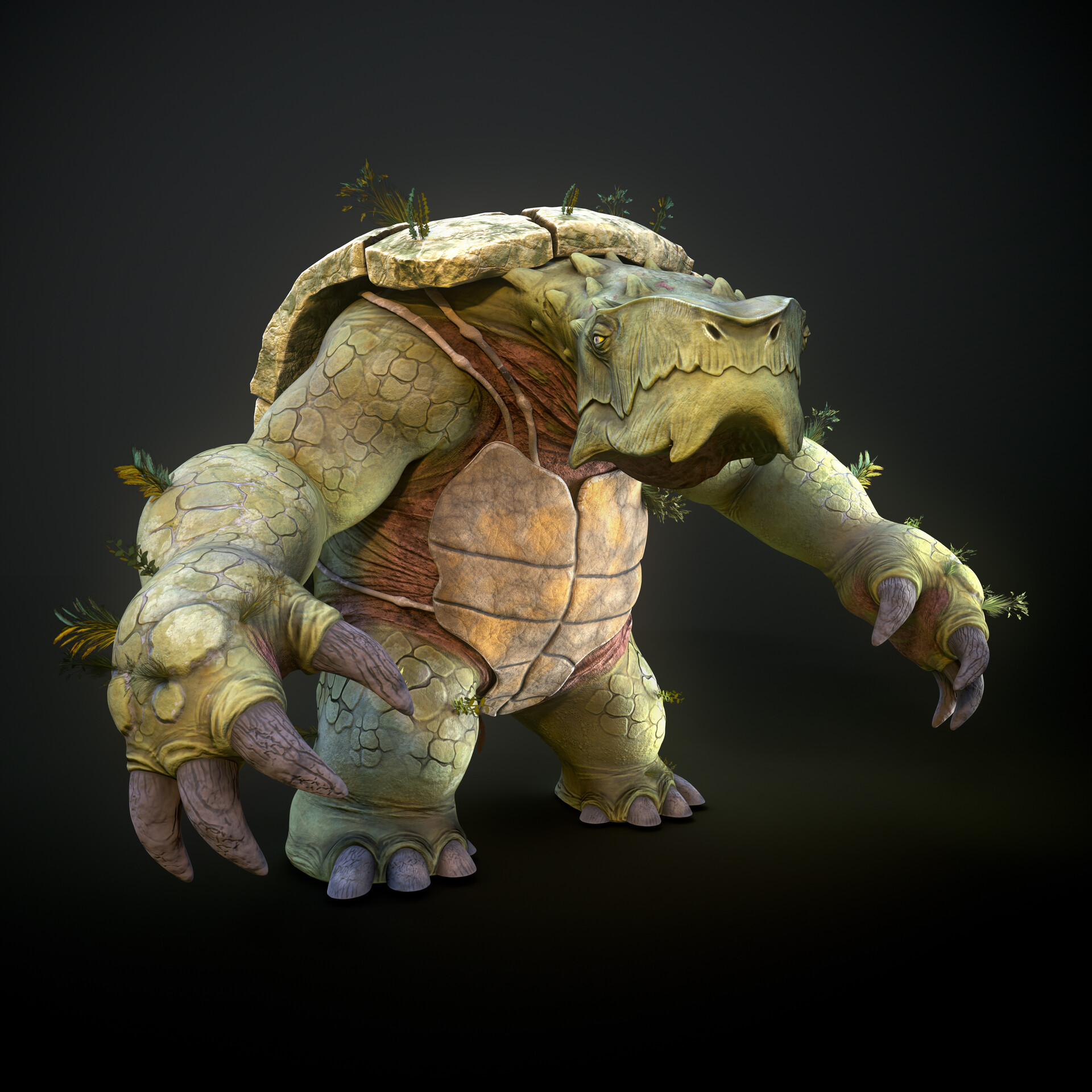 ArtStation - Druid Turtle 3D Character