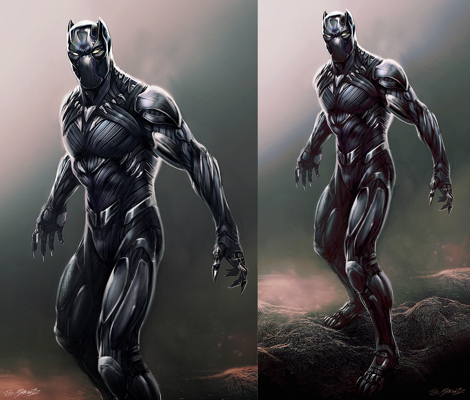 Black Panther Concept Art for Captain America Civil War